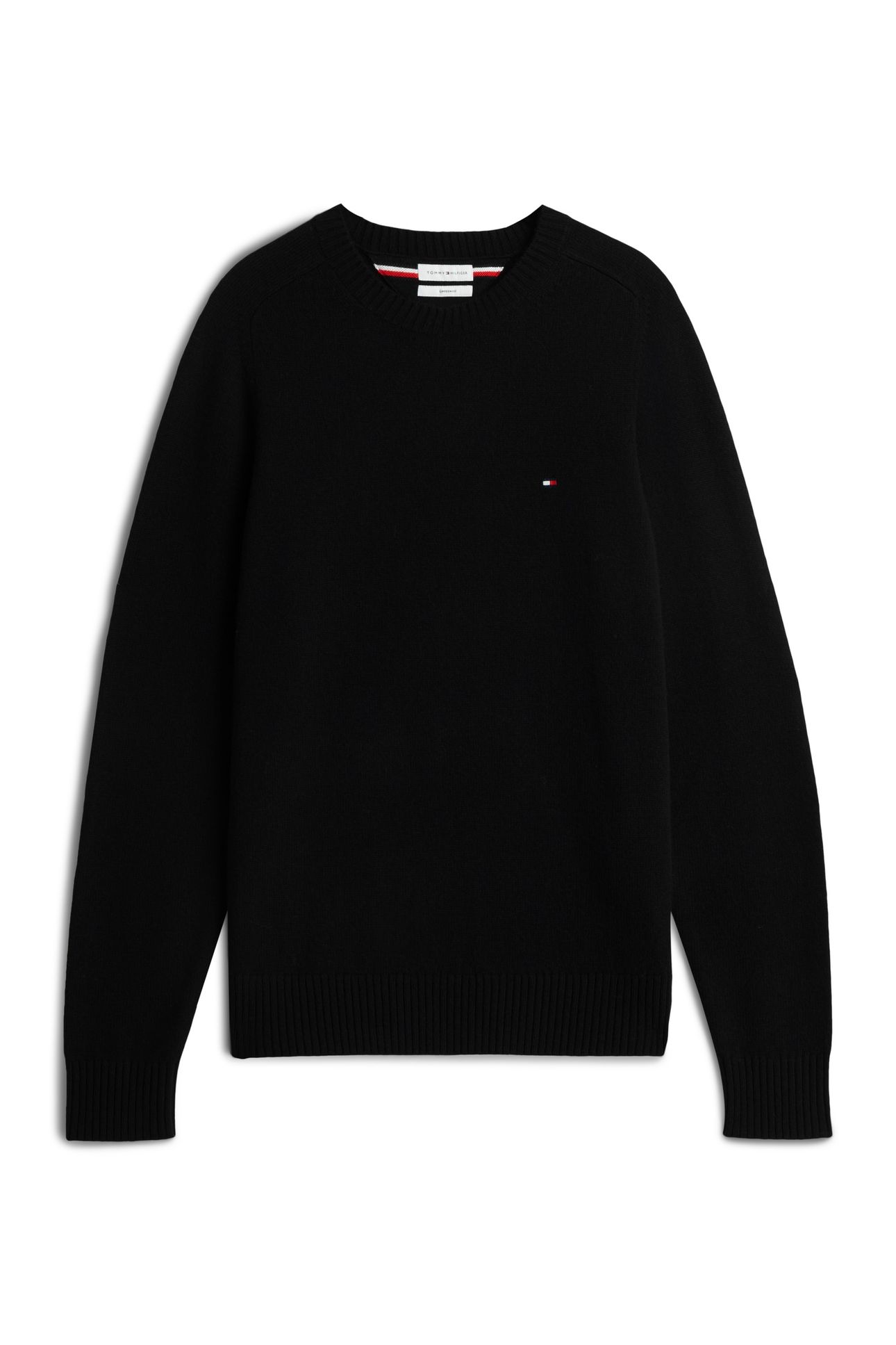LAMBSWOOL CREW NECK BLACK 4