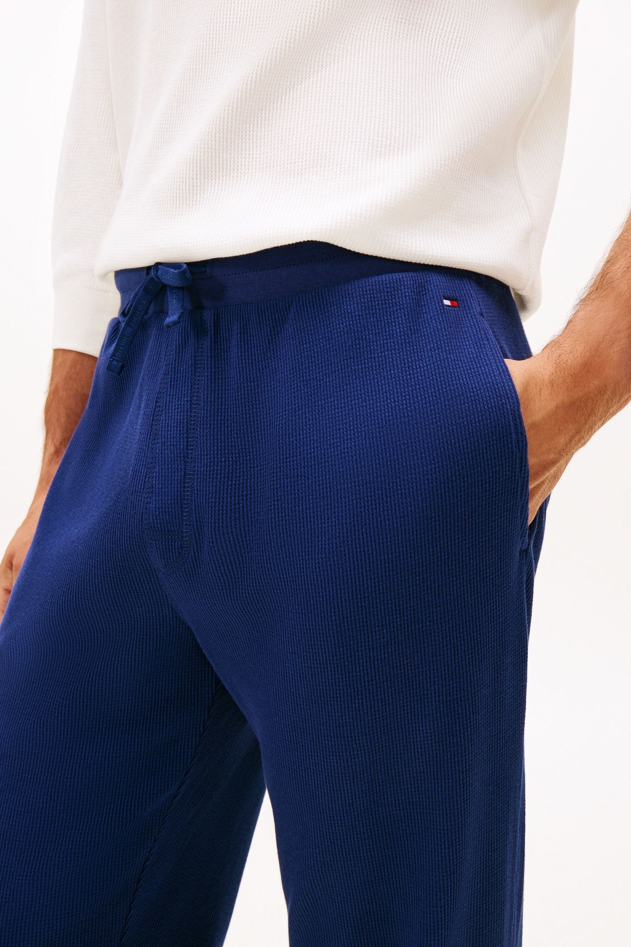 WAFFLE PANT PREPPY NAVY 5
