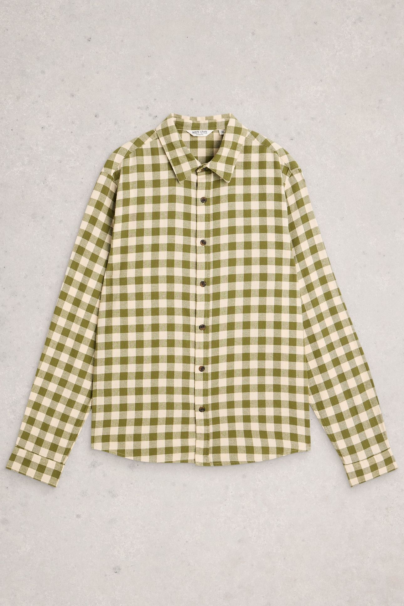 BUFFALO CHECK SHIRT GREEN MULTI 1