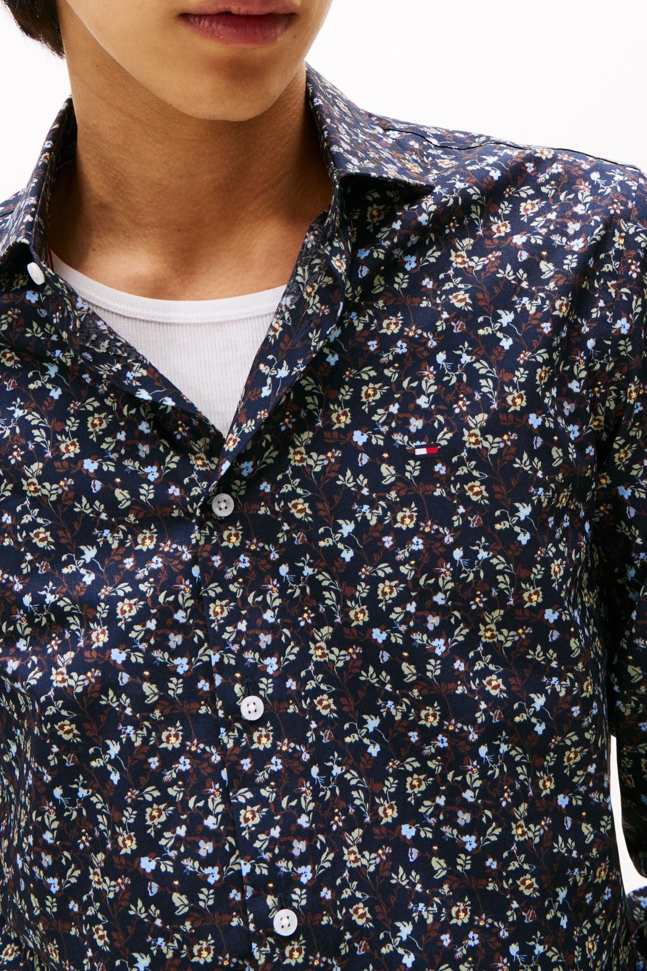 FLOWER PRINT SW DARK NIGHT NAVY/MULTI ALLOVER 5