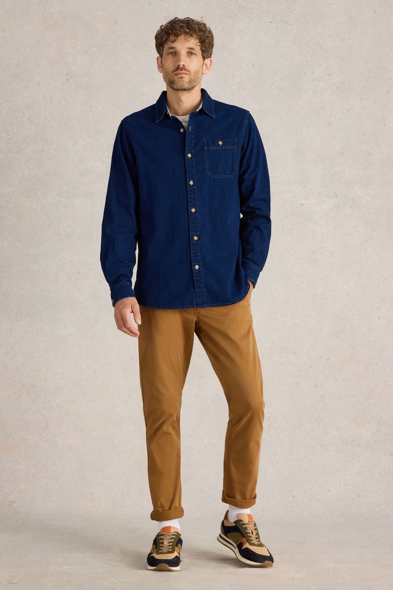 DENIM SHIRT MID DENIM 1