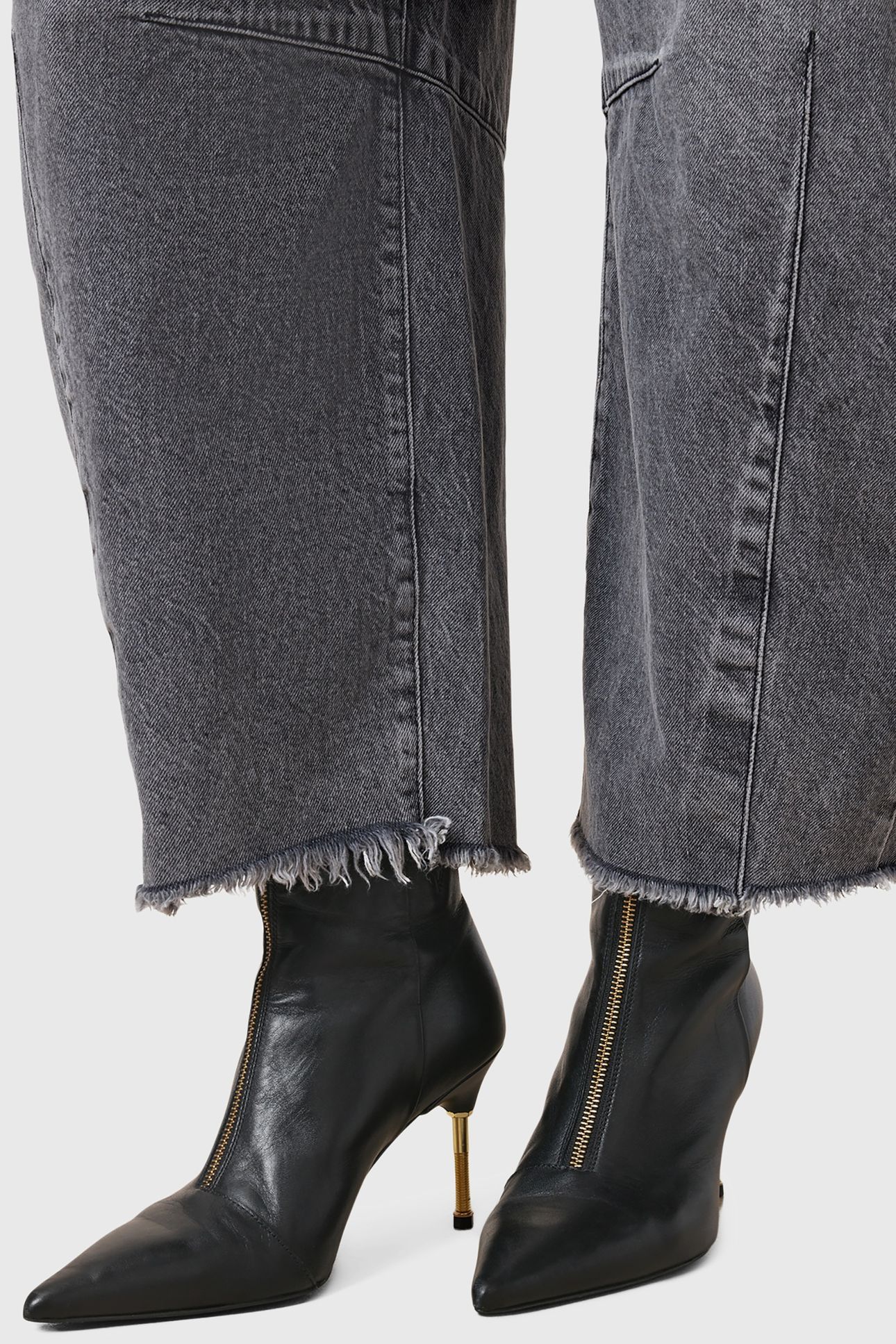 NATASHA BOOT BLACK/WARM BRASS 3