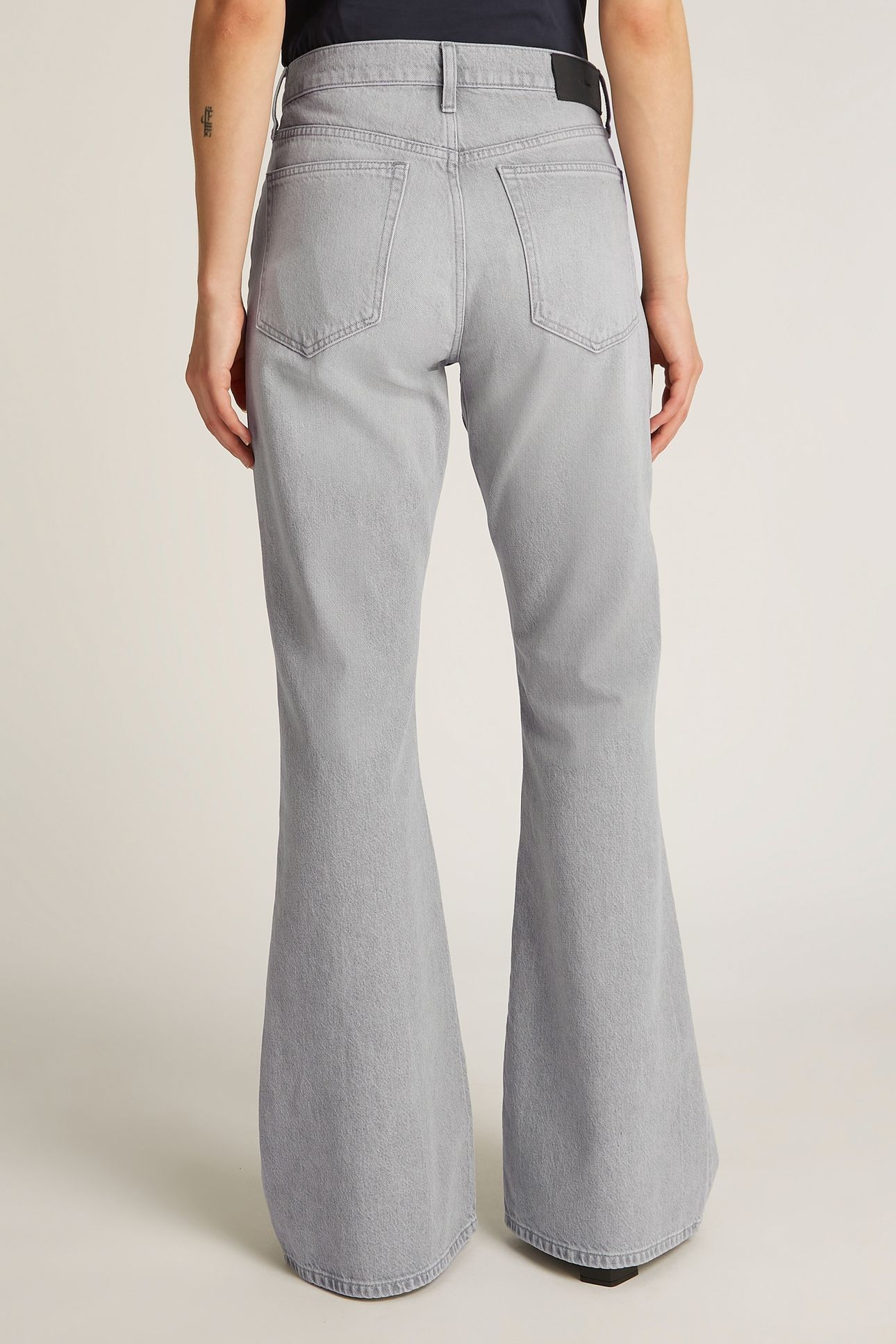 MR RELAXED FLARE DENIM GREY 2