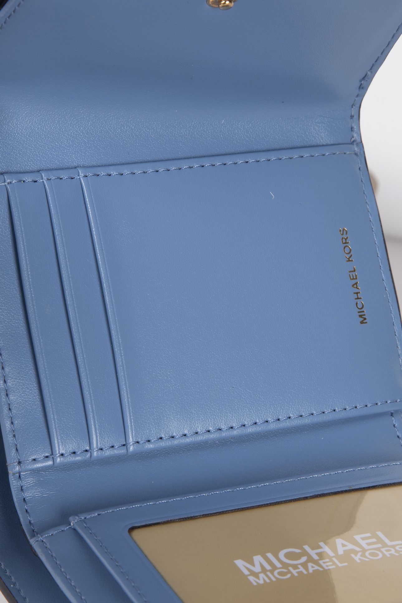 MEDIUM TRIFOLD WALLET FRENCH BLUE 5