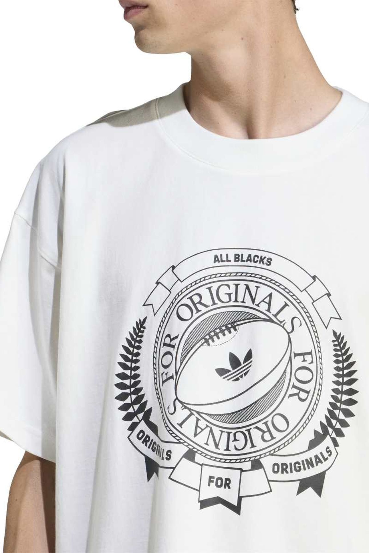 UNISEX GRAPHIC TEE CORE WHITE 5