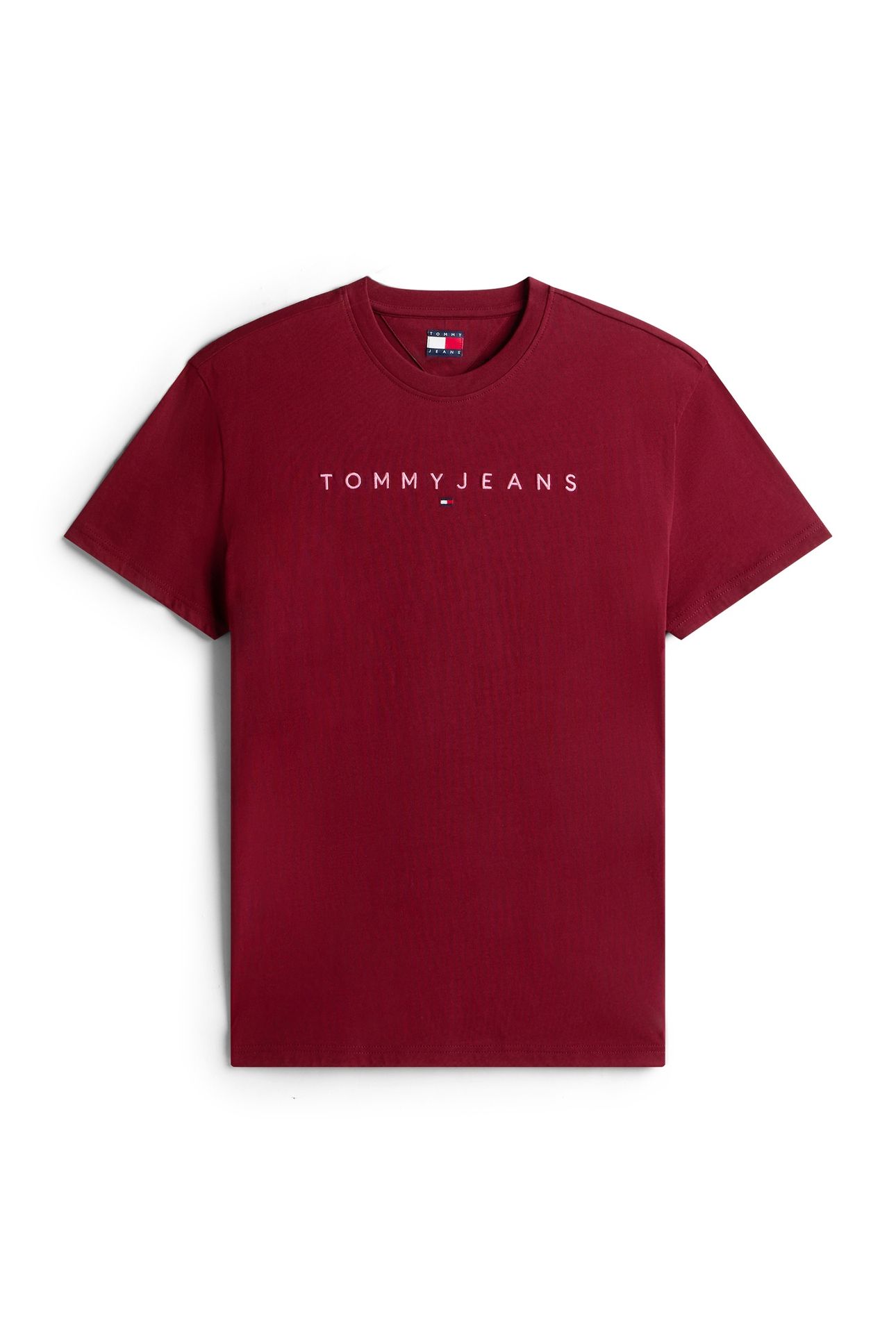 TJM REG LINEAR LOGO RED WINE MULTI 4