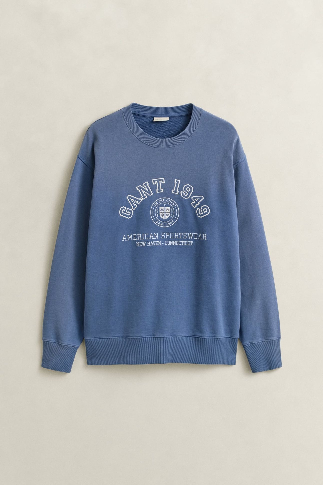 SPRAY GRAPHIC C-NECK VINTAGE BLUE 4