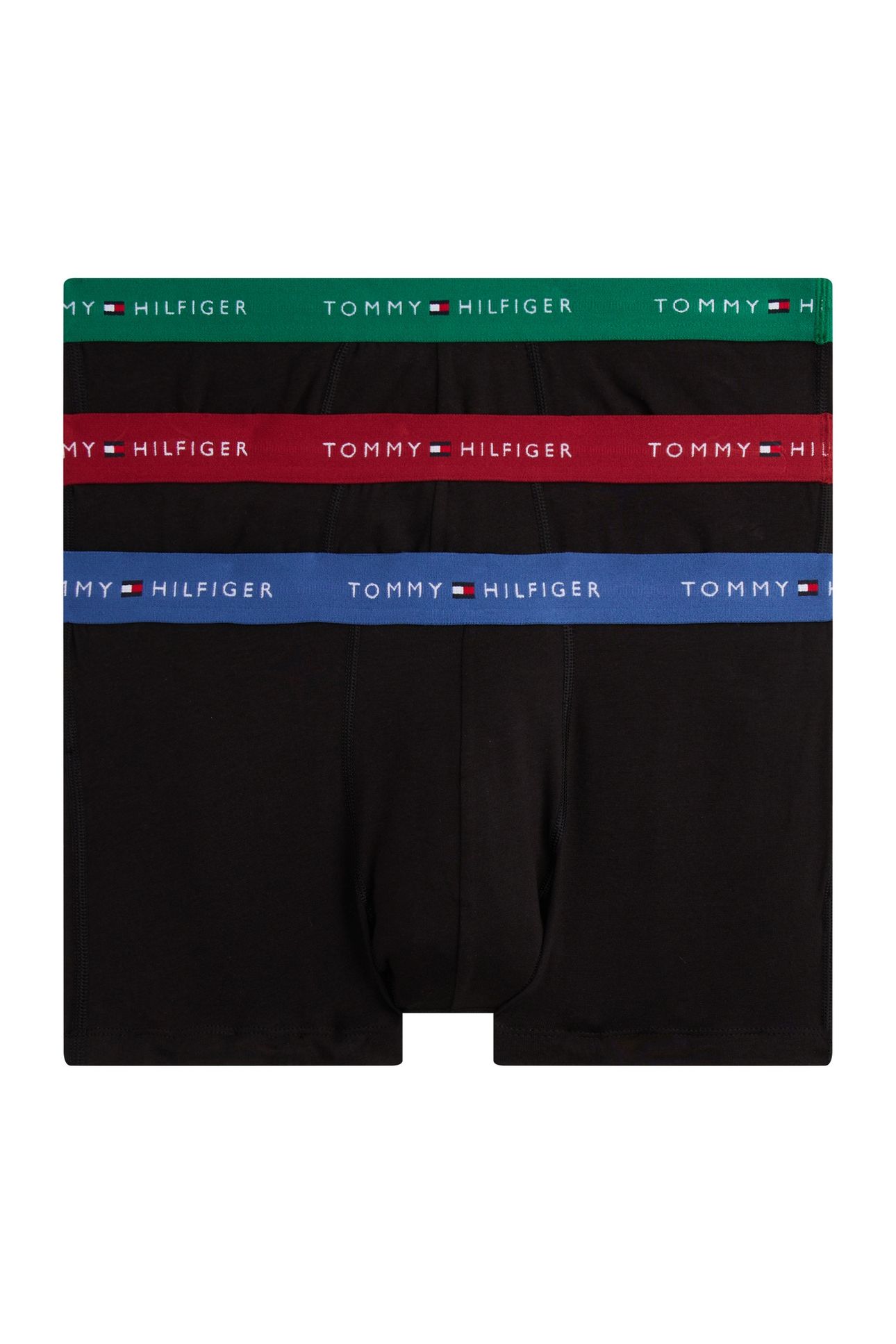 3-PACK WAISTBAND TRUNK REG RED/BLU AWRD/NOUV GREEN 1