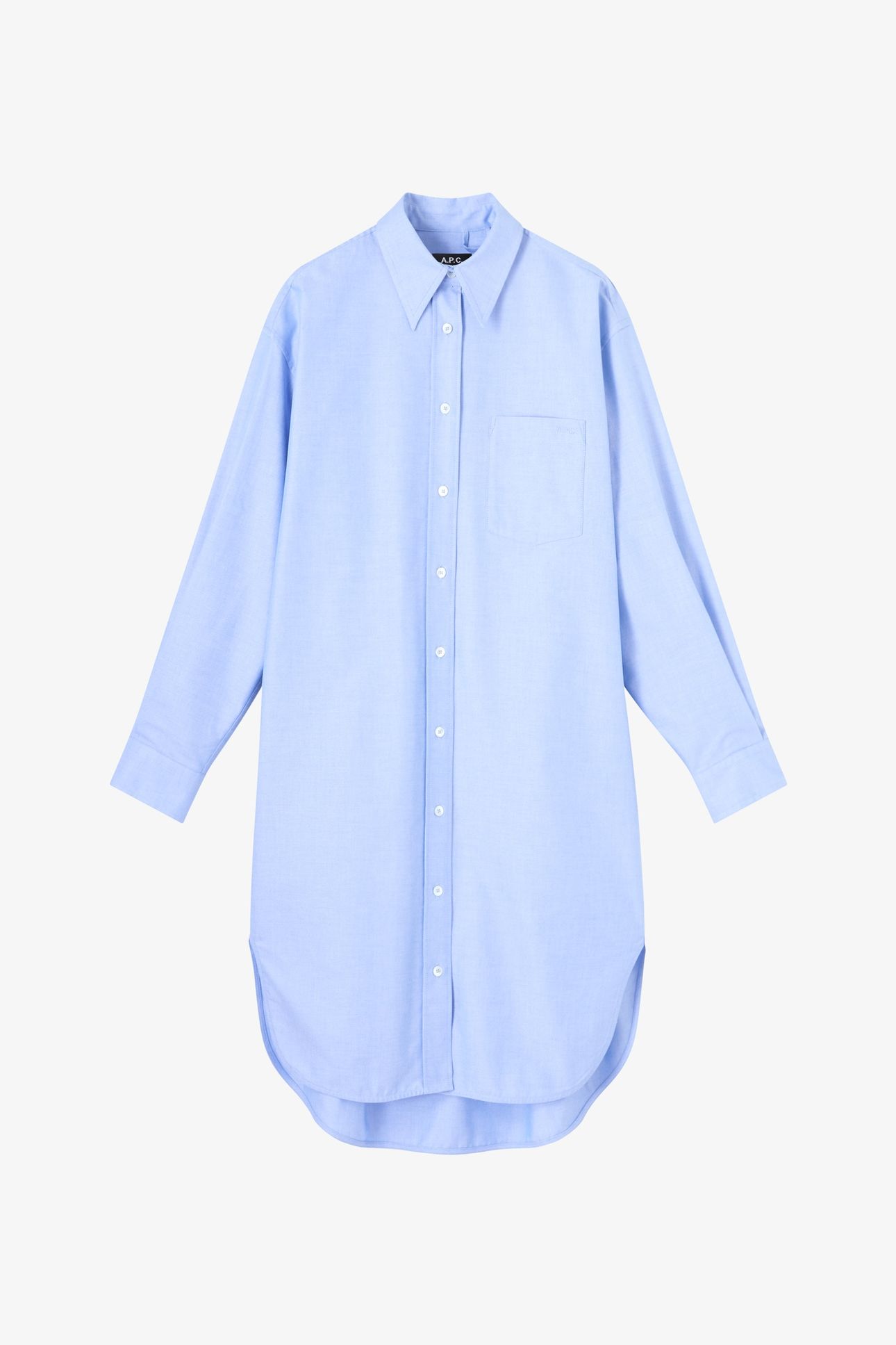 DRESS SHIRT SHORT LIGHT BLUE 2