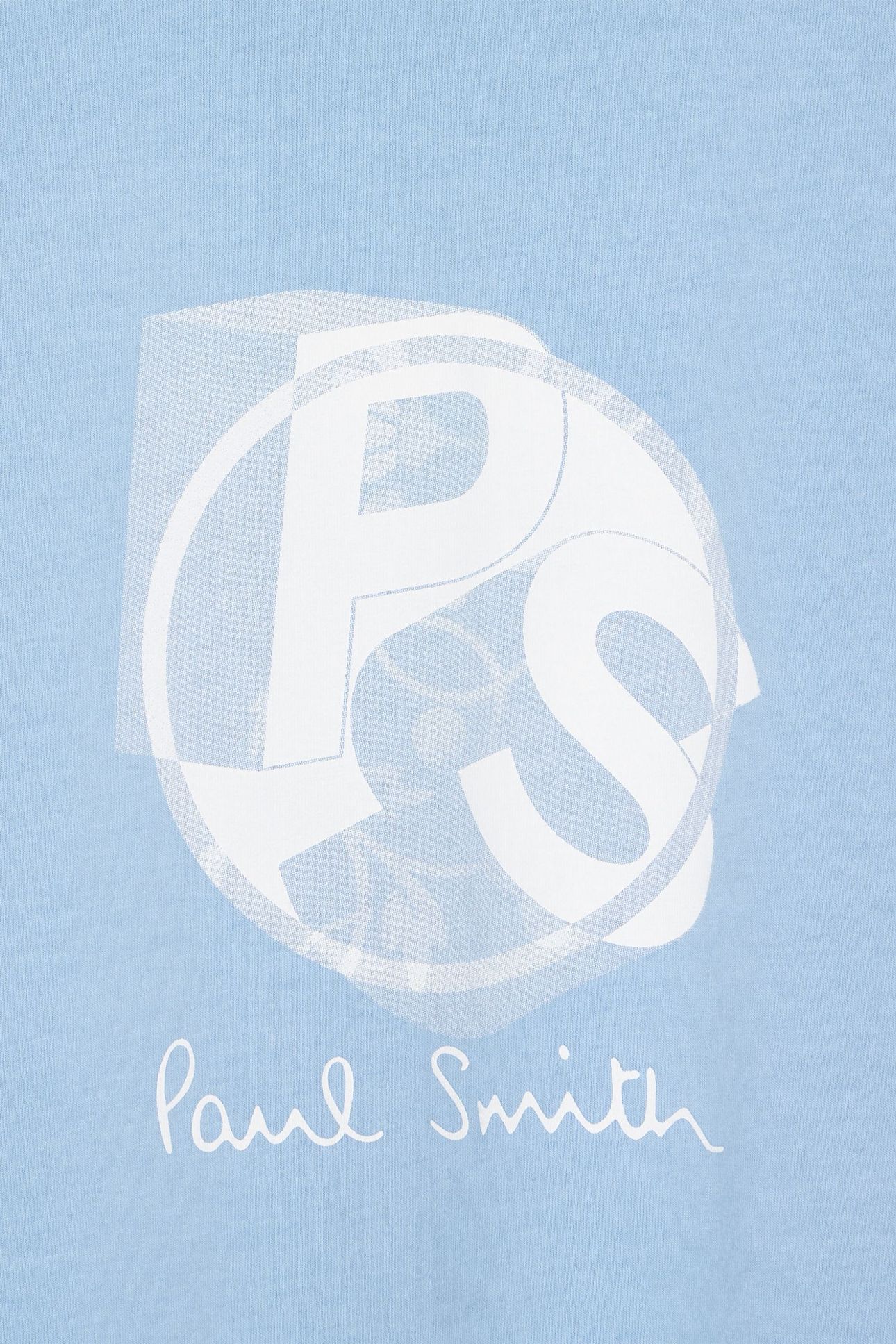 MENS TSHIRT PS LOGO LIGHT BLUE 6