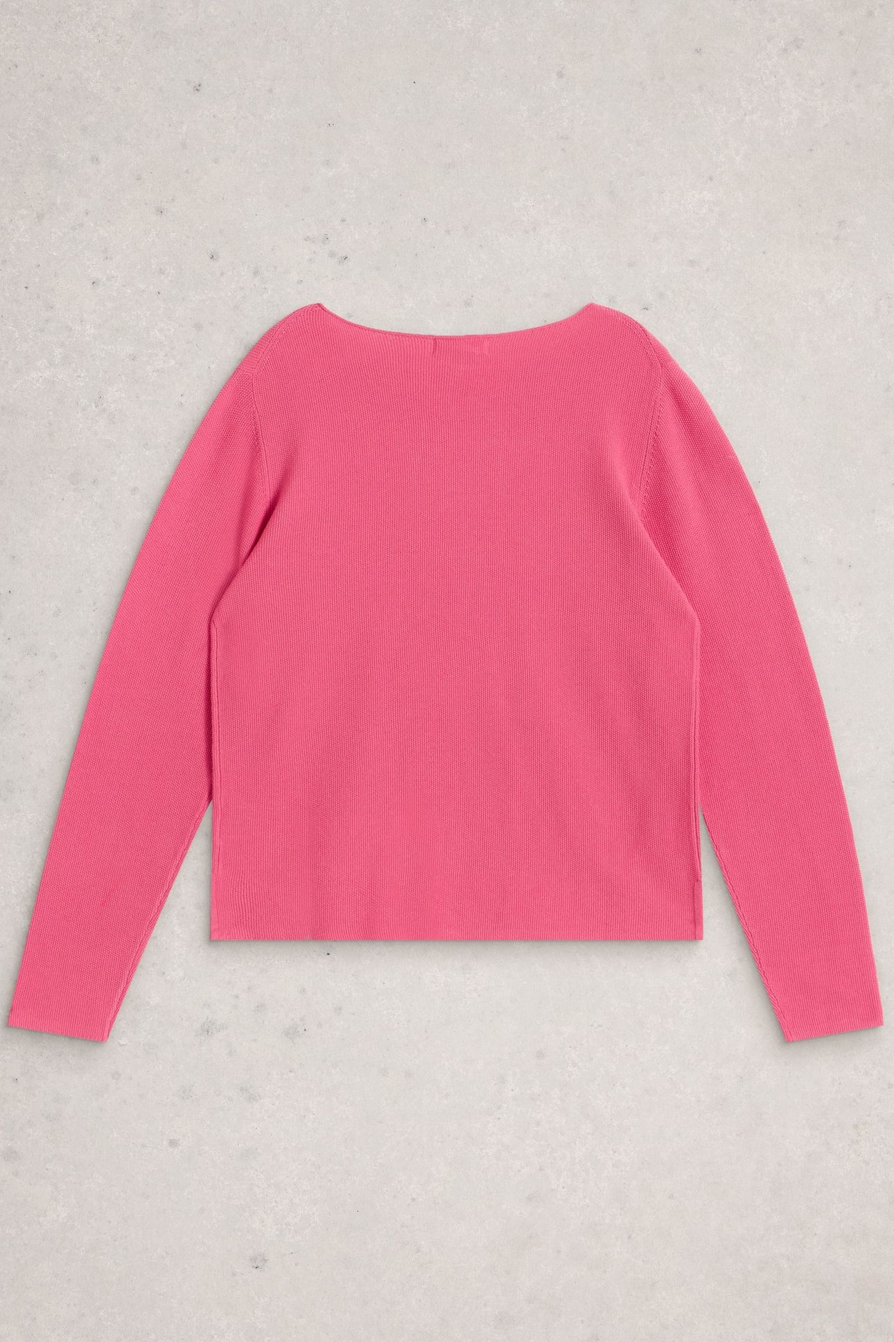 SANDY STITCH JUMPER BRIGHT PINK 2