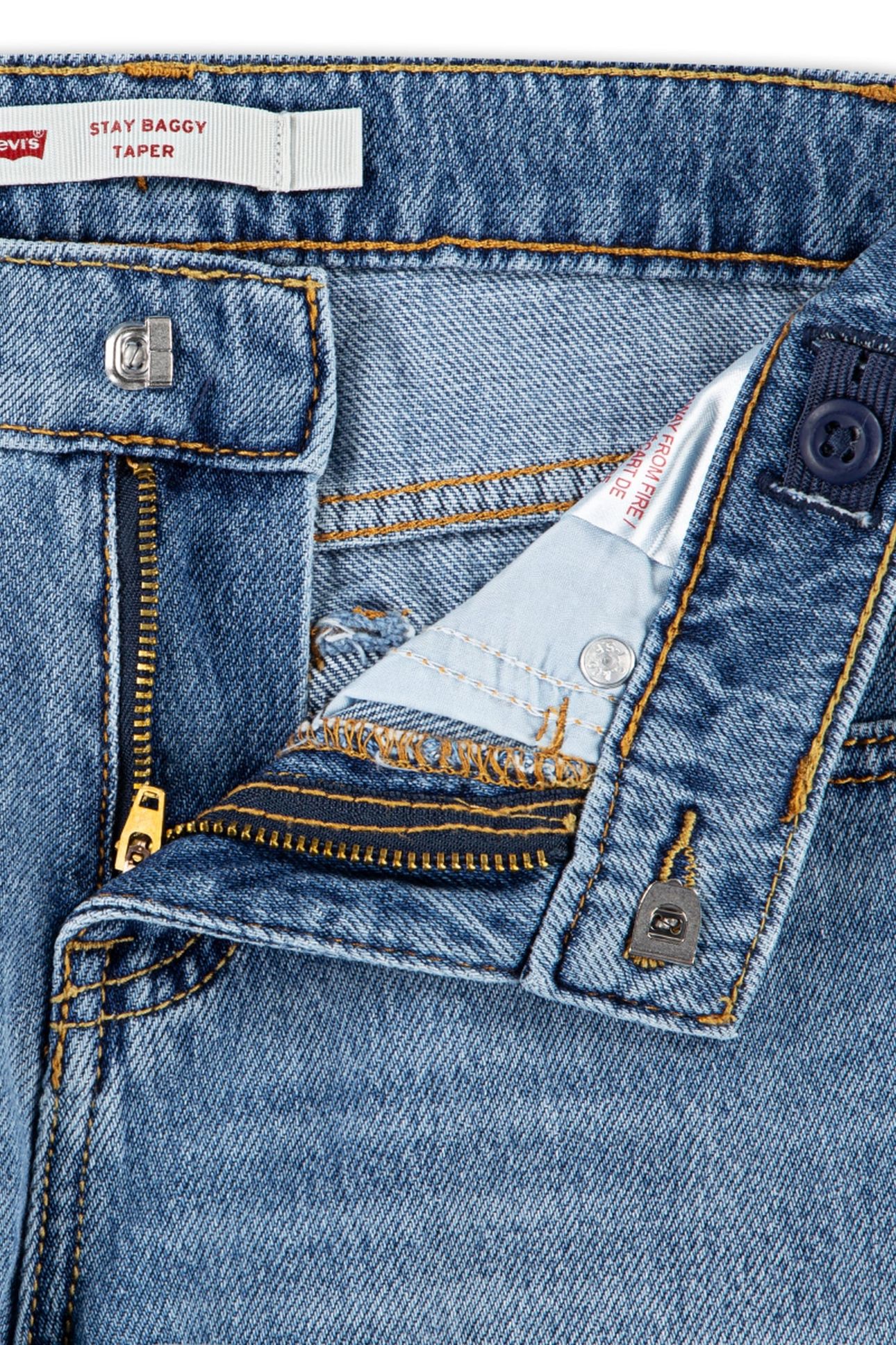 BOYS STAY BAGGY TAPER FIT JEANS THE BIG CHEESE NO DESTRUCTIO 4