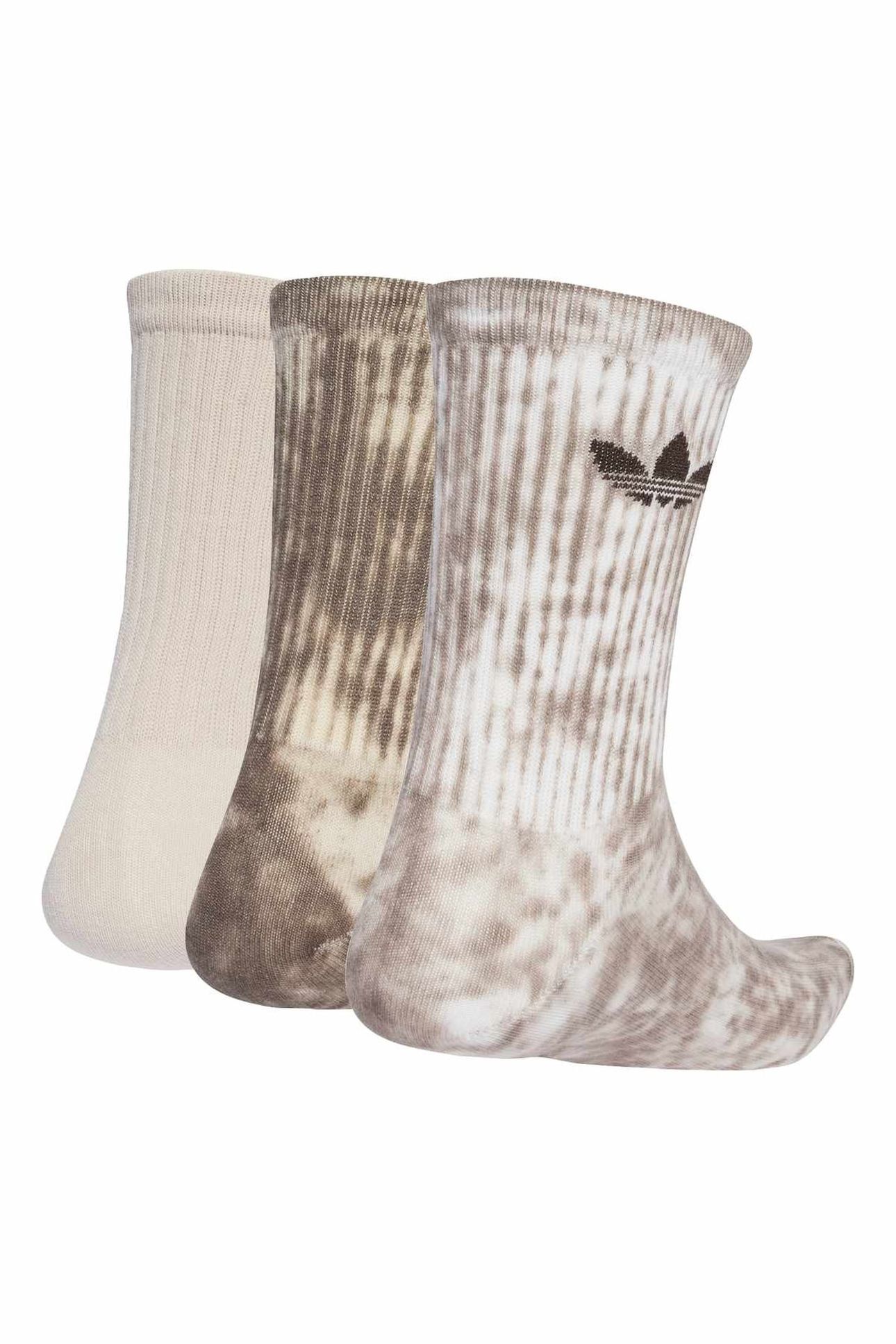 UNISEX TIE DYE CR 3-PACK TRACE BROWN 2