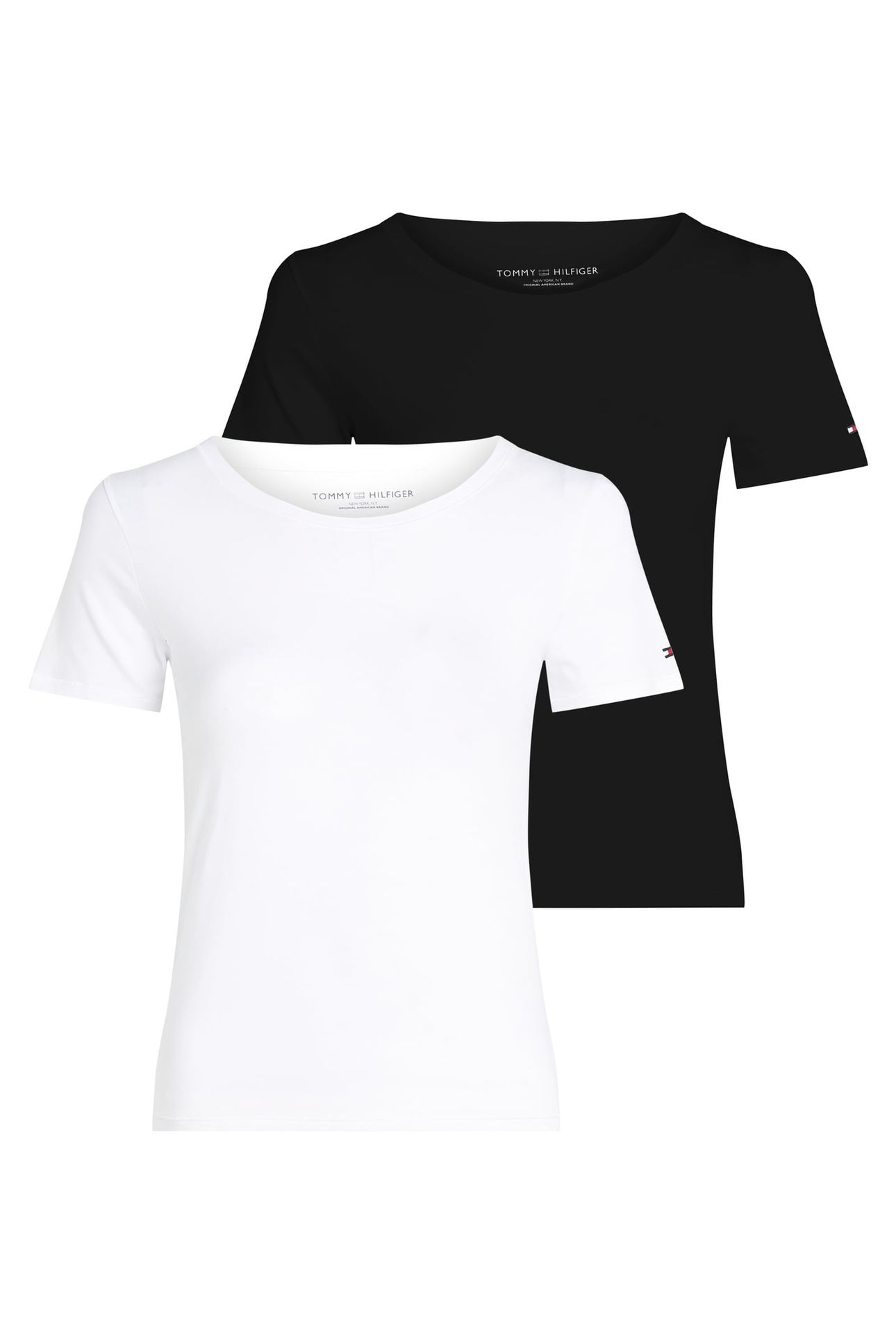 2-PACK T-SHIRT WHITE/BLACK 1