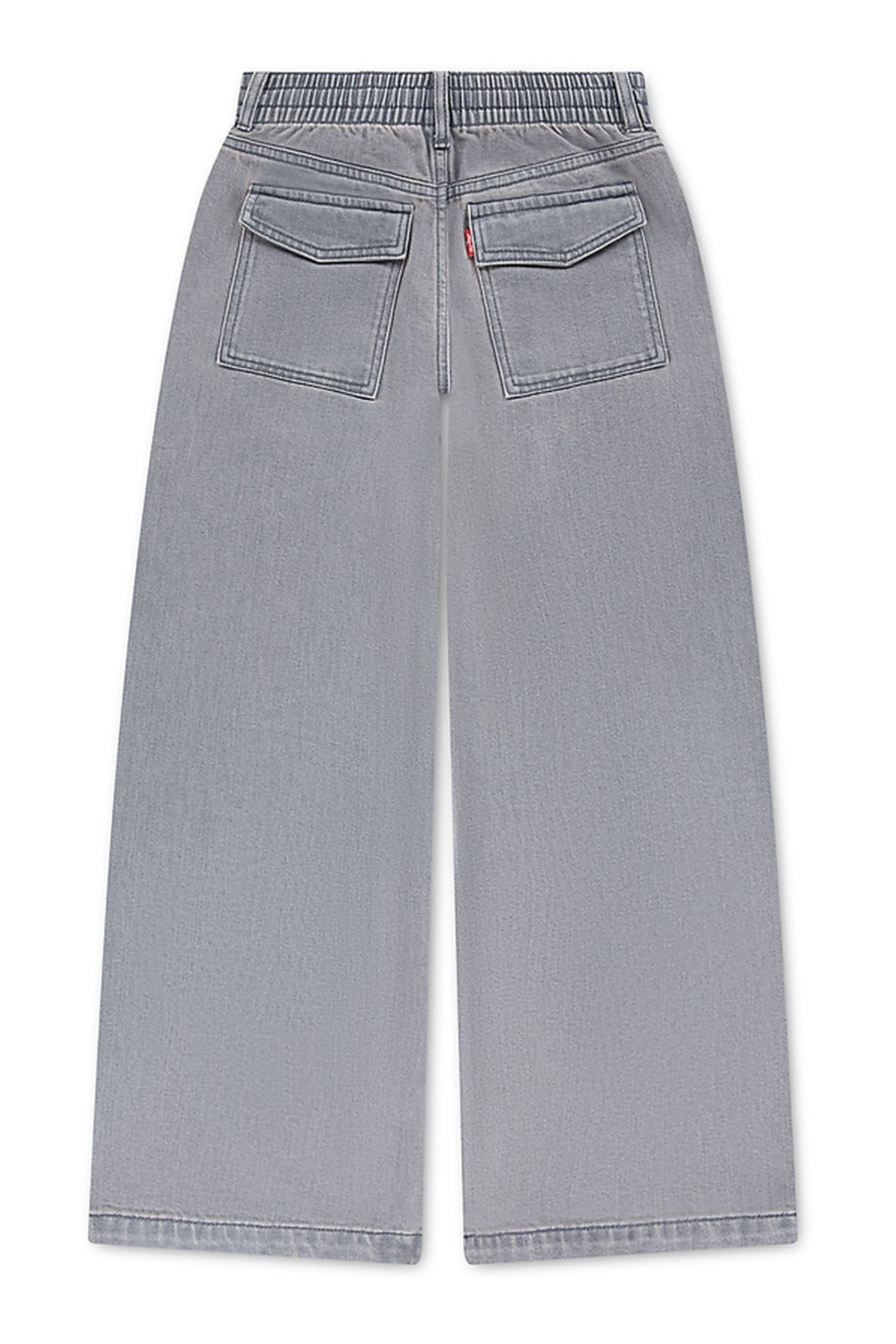 GIRLS PULL-ON '94 BAGGY WIDE LEG GRAPHITEPENCILNODESTRUCT 2