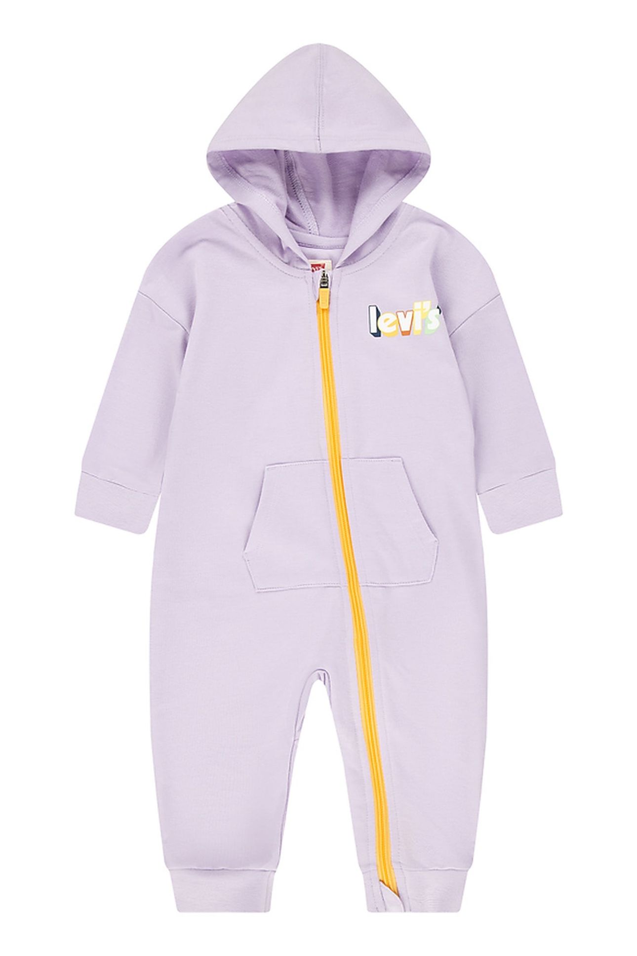 UNISEX POSTER LOGO PLAY ALL DAY COVERALL PASTEL LILAC 1