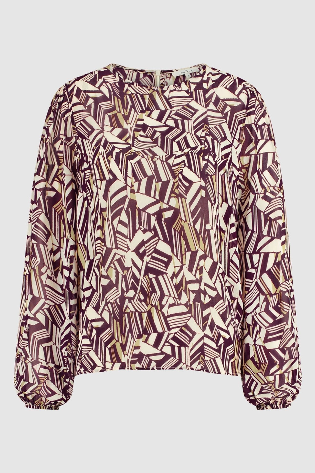 MILEY BLOUSE RETRO RUBY 1
