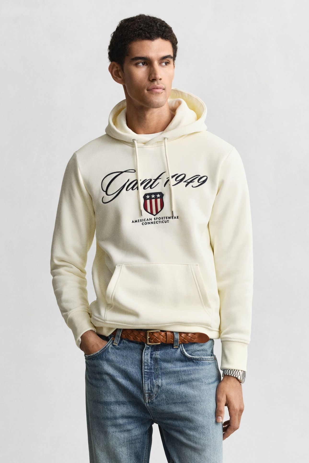 GRAPHIC HOODIE CREAM 1