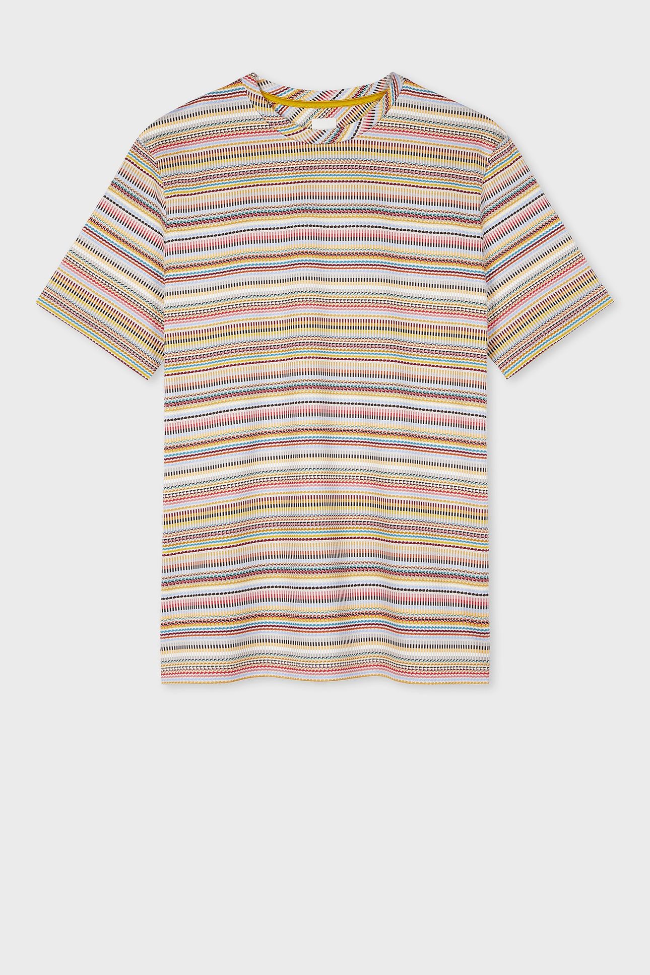 MENS SIGNATURE STRIPE TSHIRT MULTI COLOURED 4