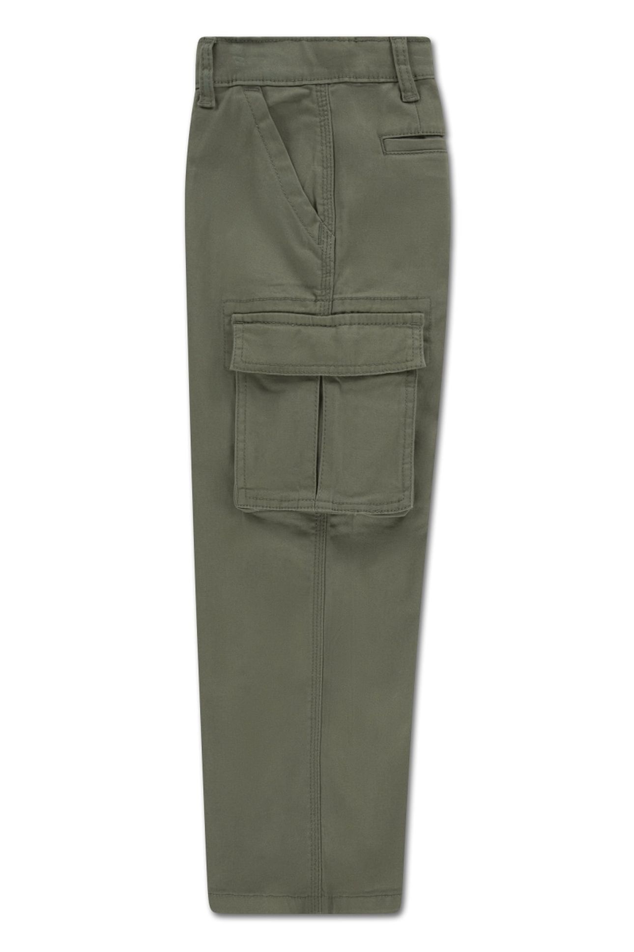 BOYS 578 BAGGY FIT CARGO PANTS DEEP LICHEN GREEN 3