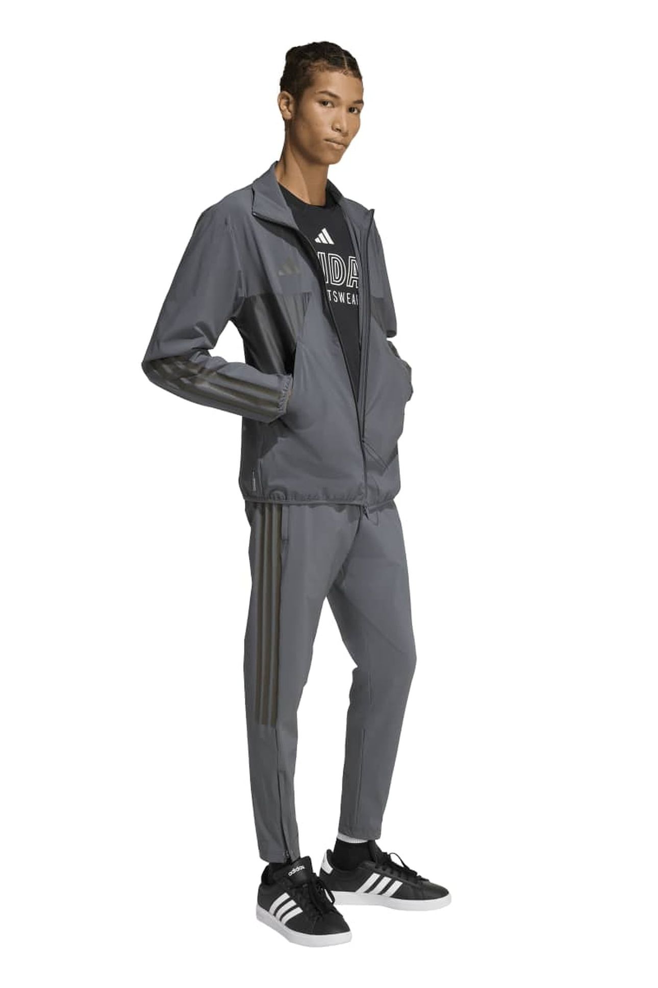 UNISEX TIRO TCH TRACK TOP GREY SIX 6