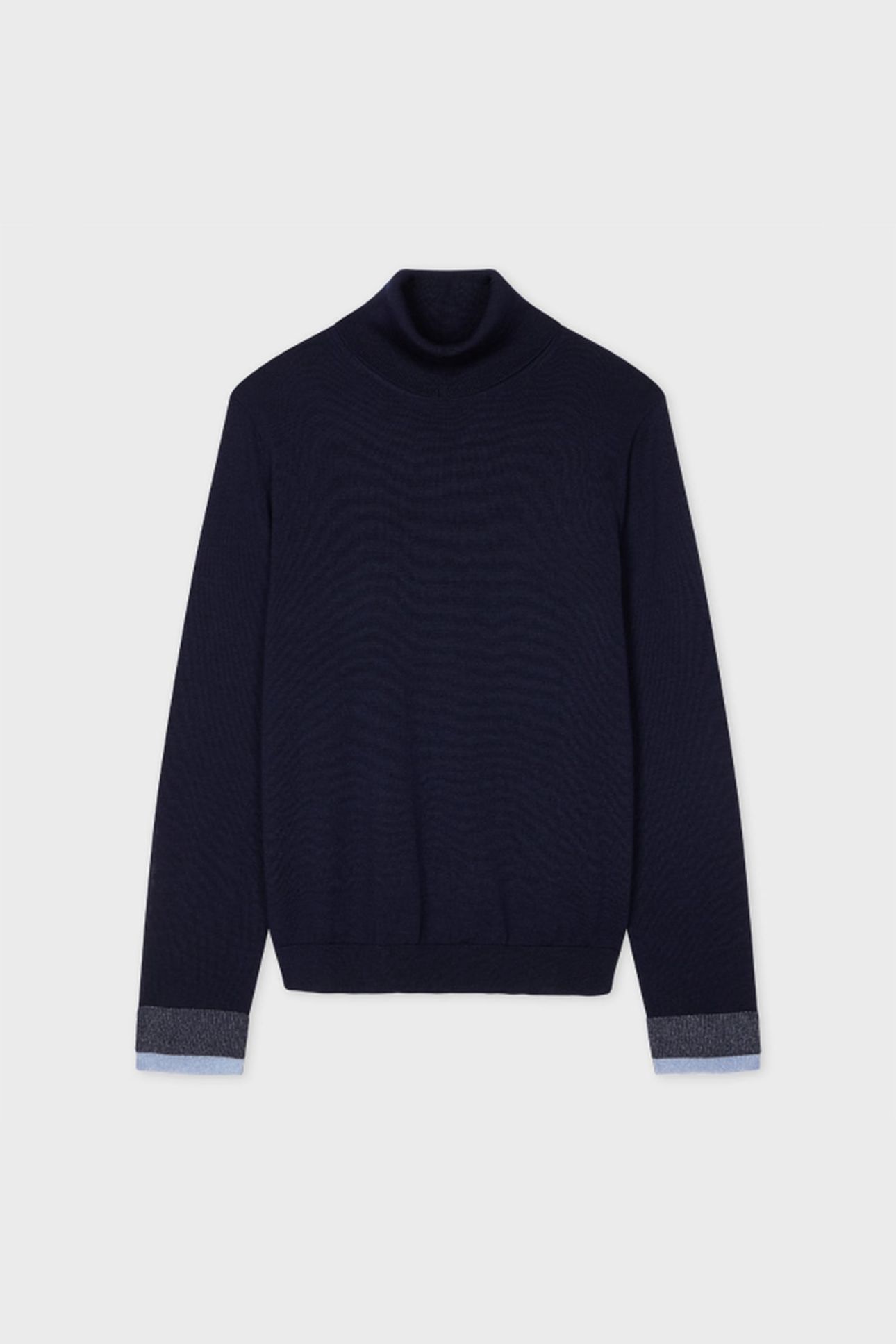WOMENS KNITTED SWEATER ROLL NECK VERY DARK NAVY 5