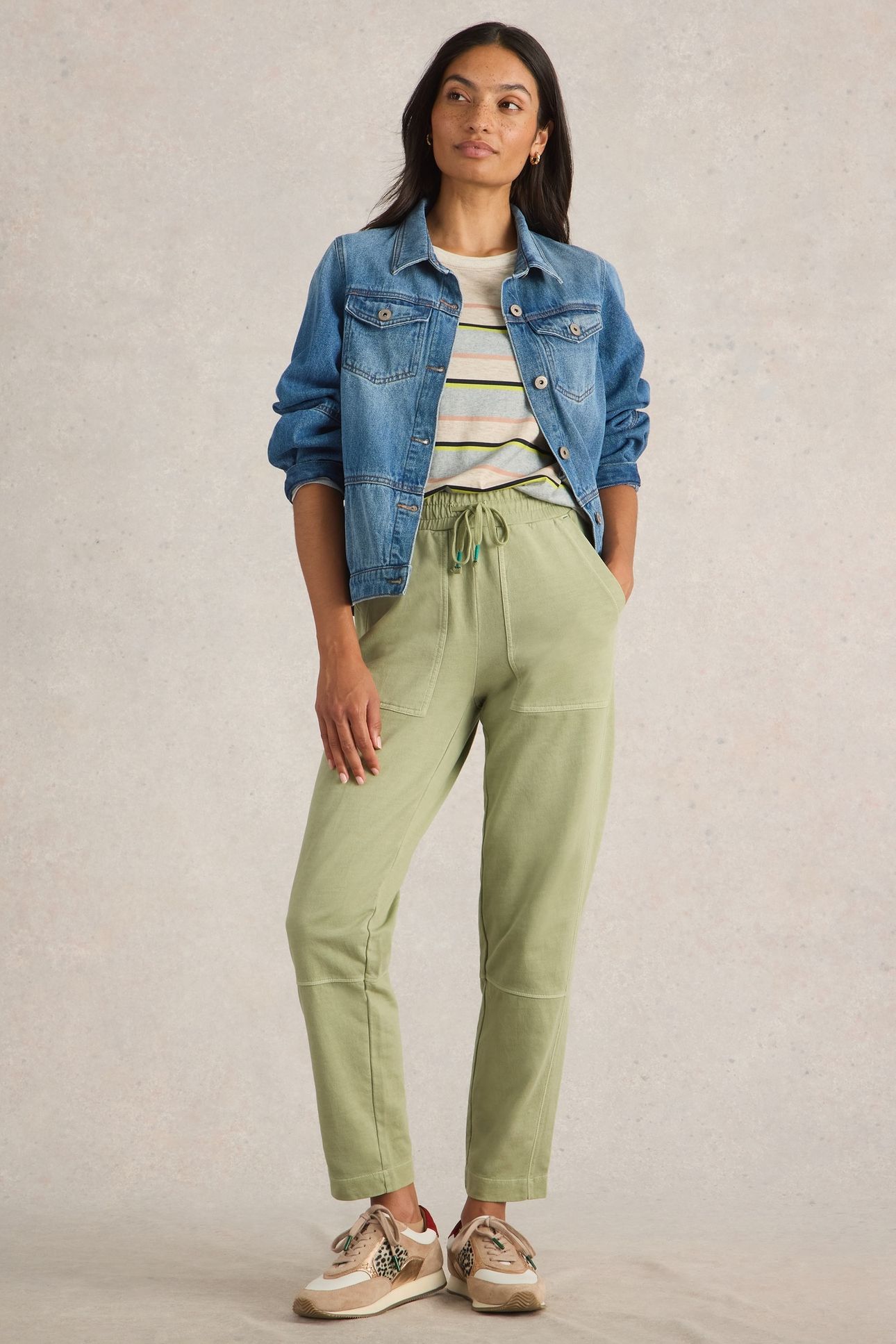 JUDE JERSEY JOGGER LIGHT GREEN 1