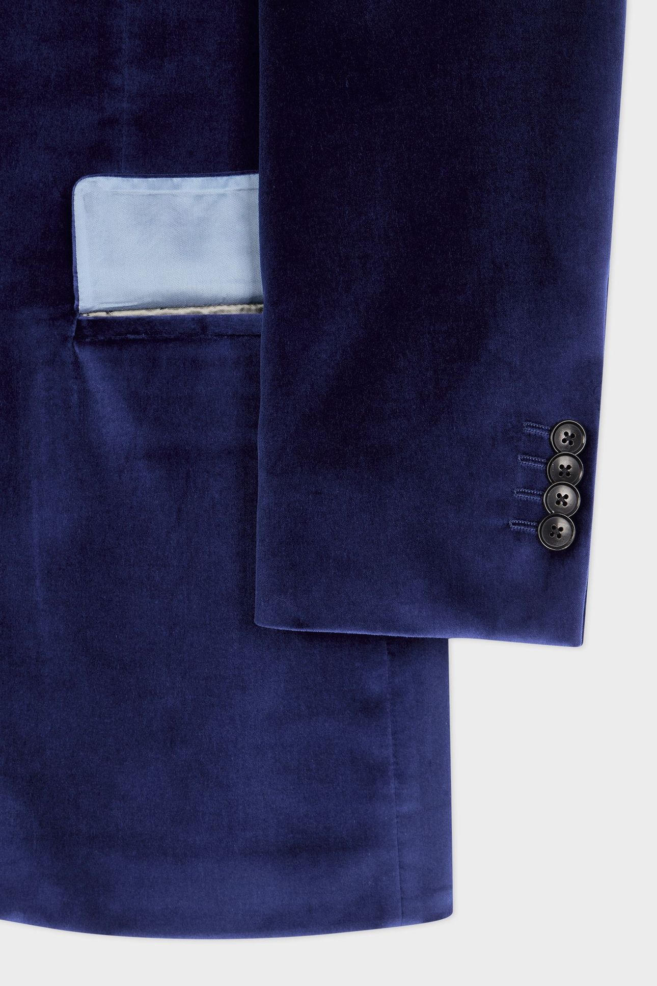MENS TAILORED FIT 2 BUTTON JACKET INKY BLUE 4