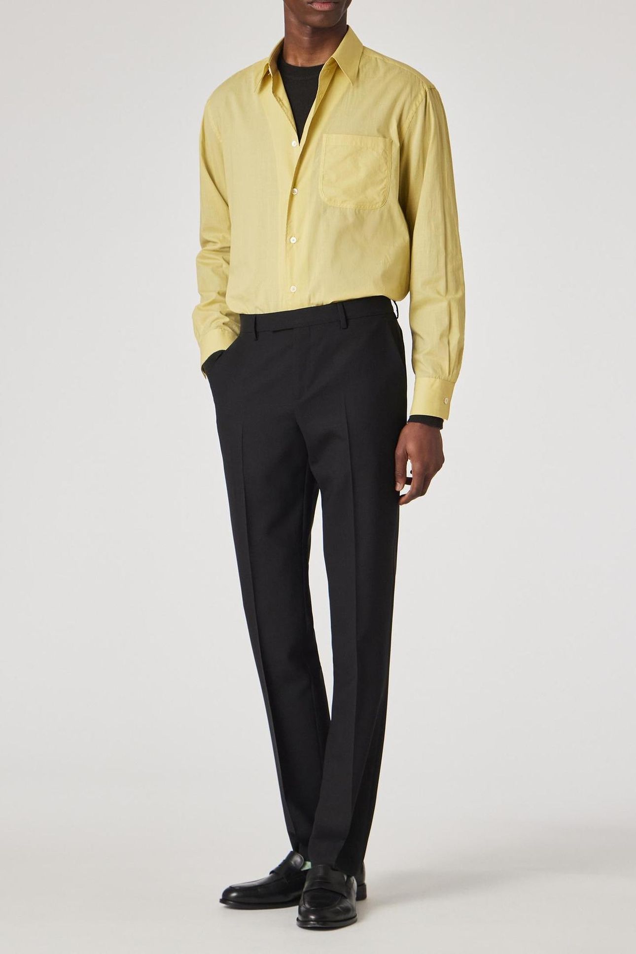 MENS SLIM FIT TROUSER BLACK 1