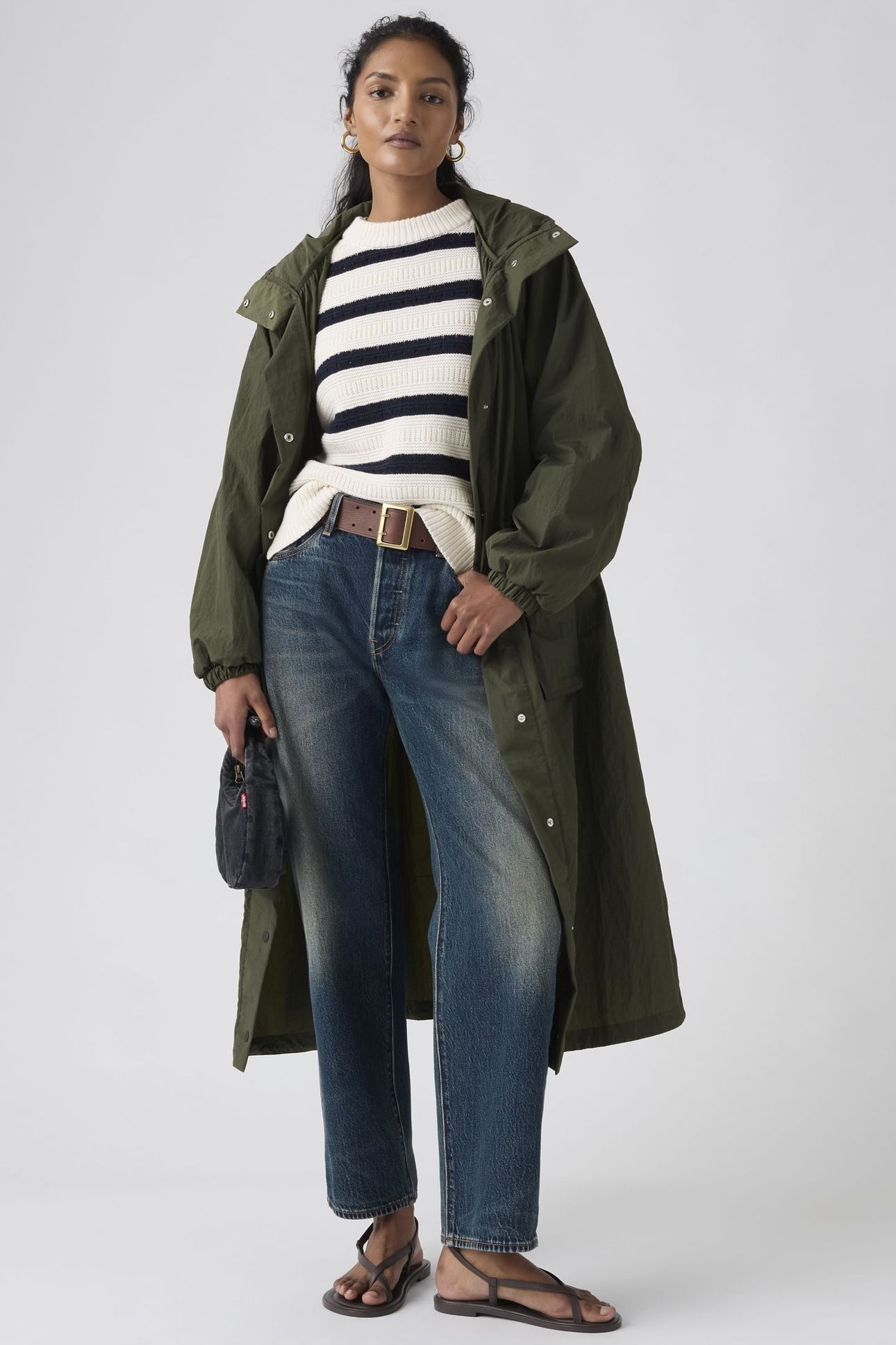 SIMONE LONG BUBBLE PARKA DEEP DEPTHS 3