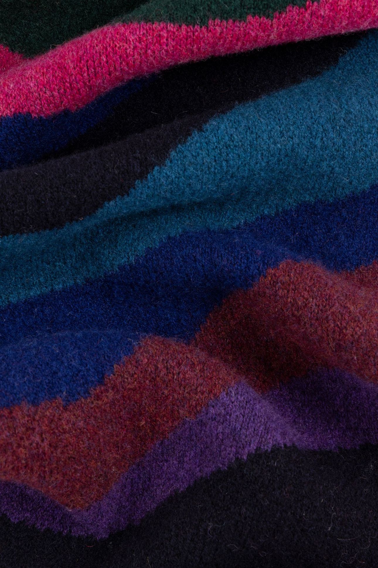 WOMEN SCARF KNIT SWIRL NAVY 9