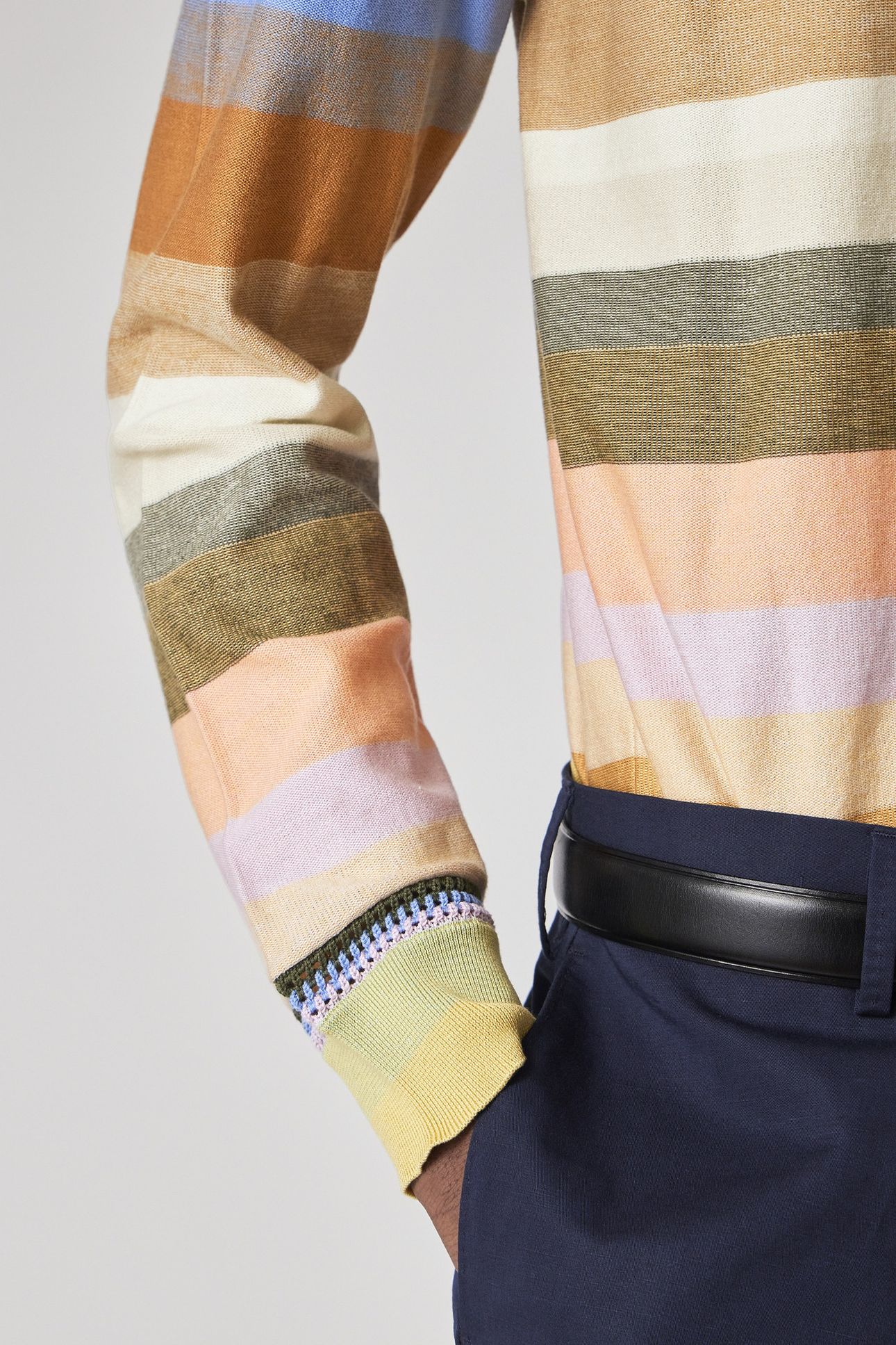 MENS SWEATER CREW NECK MULTI COLOURED 5