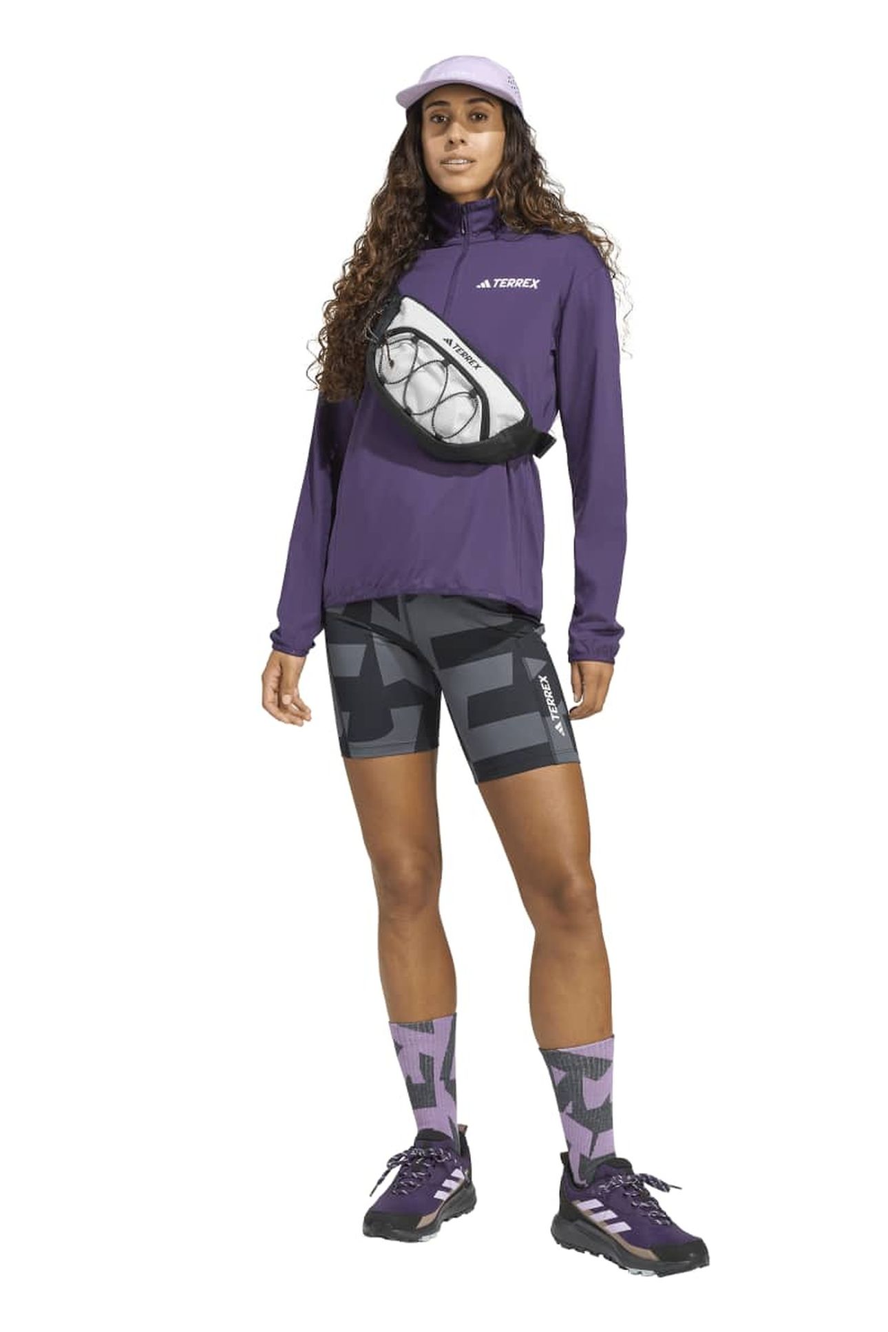 TERREX HALF-ZIP HIKING FLEECE AURORA PLUM 8