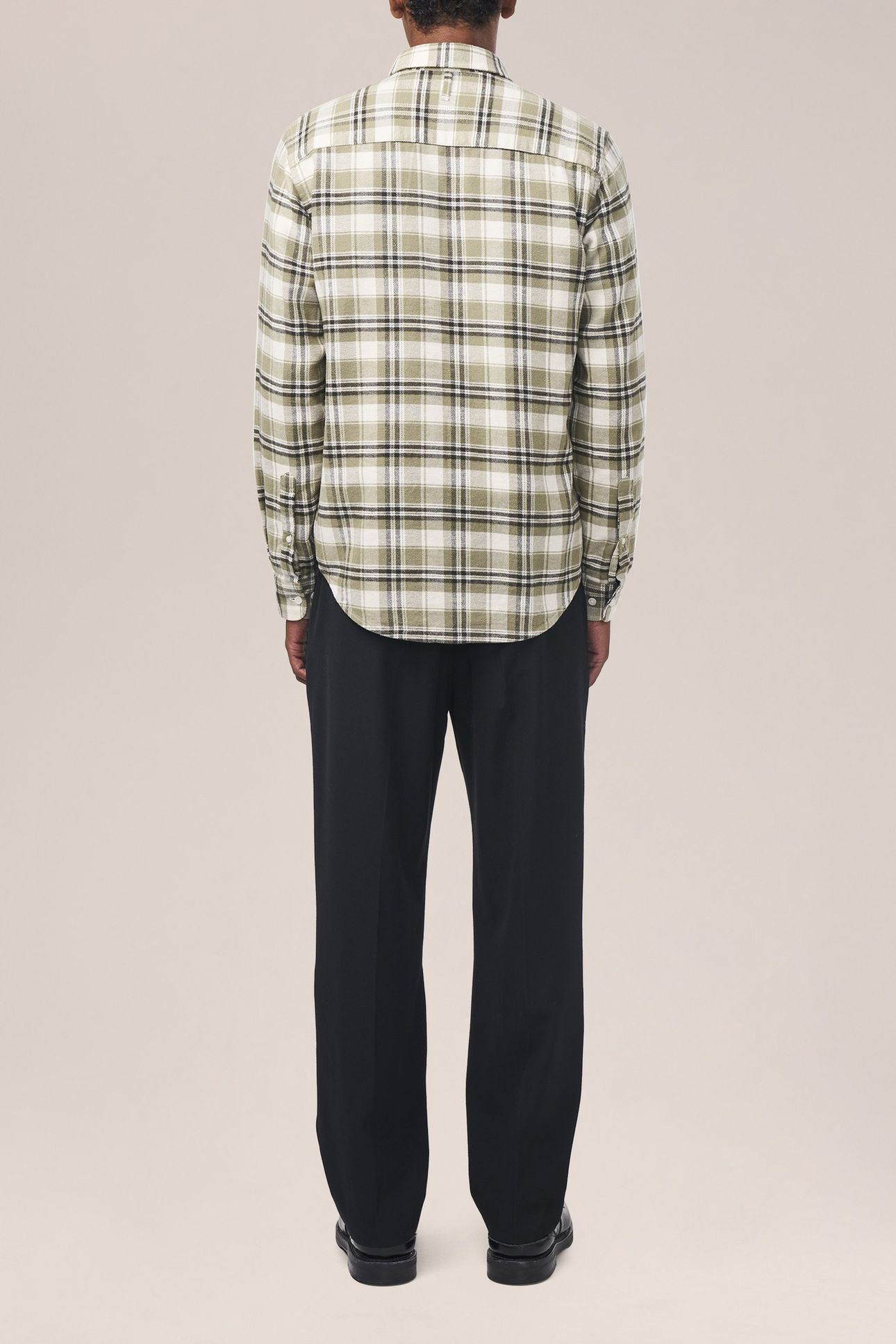 ARNE SHIRT 5166 GREEN CHECK 2