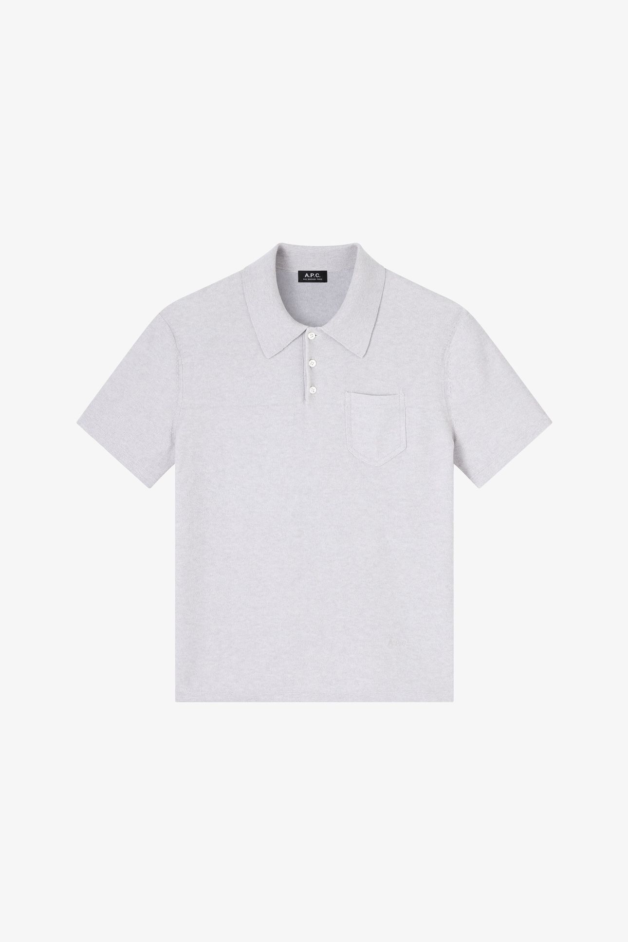 UNISEX POLO HEATHERED GREY 5