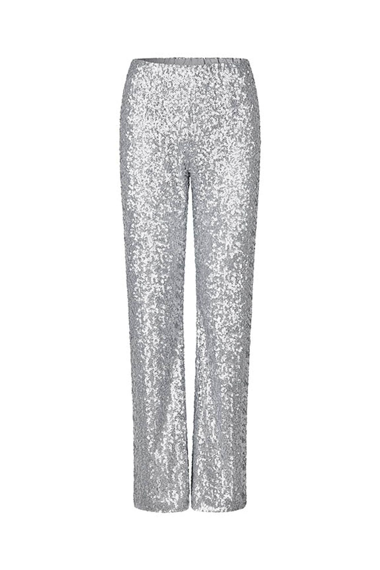 ELASTICATED STRAIGHT LONG PANTS STEEL GREY 3