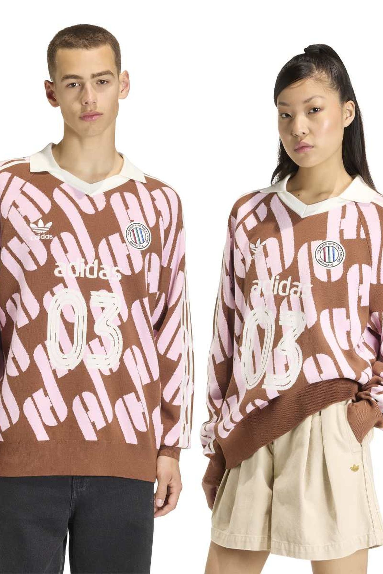 UNISEX ADICOLOR BLOKECORE POLO PRELOVED BROWN 3