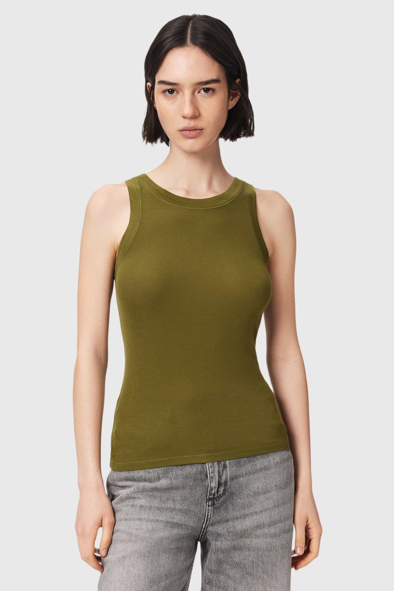 RINA TANK KHAKI GREEN 2