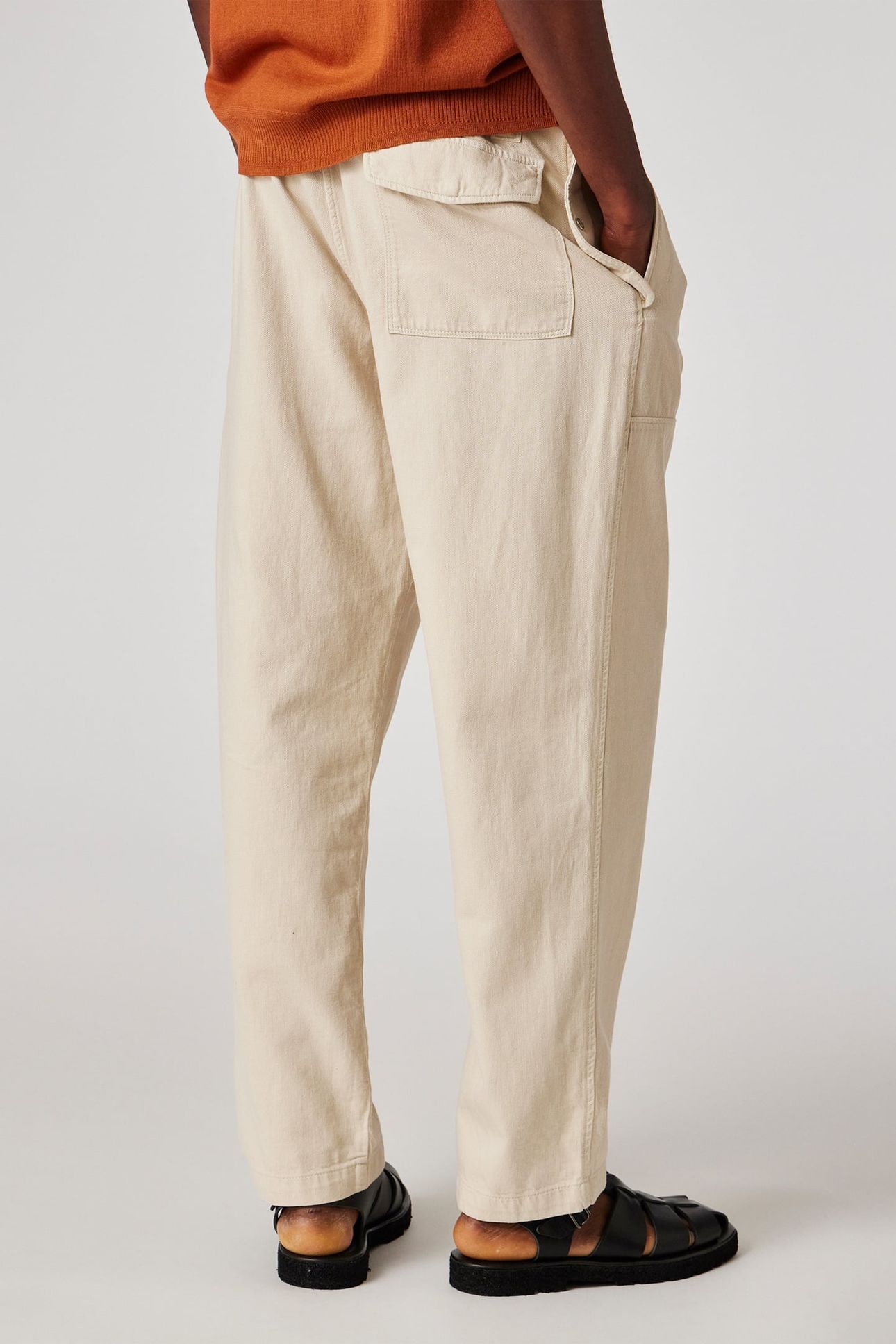 MENS CARGO TROUSER ICE WHITE 2