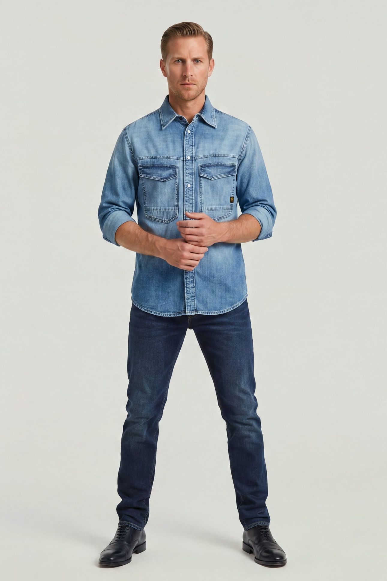 3301 SLIM DARK BLUE 3