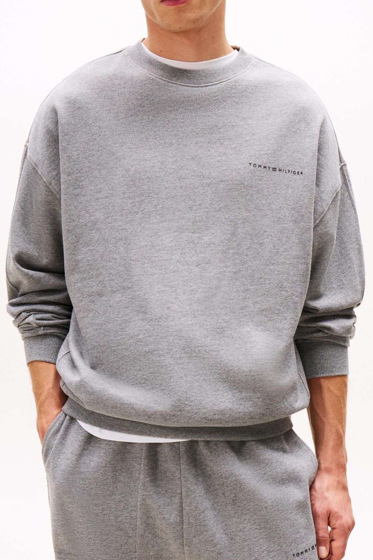 TRACK TOP MEDIUM GREY HEATHER 1
