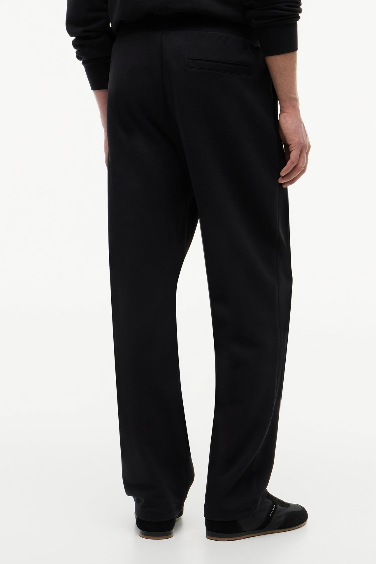 SCRIPT STACK SWEATPANTS BLACK 2