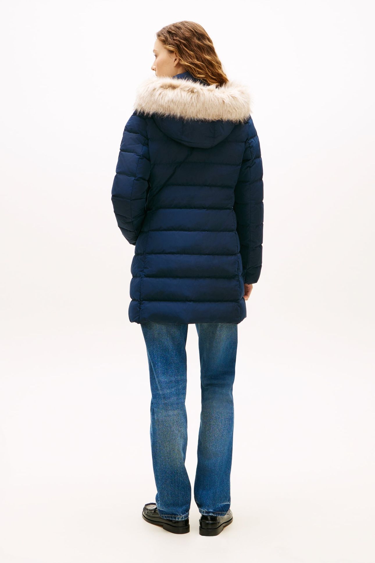 MW DOWN SLIM COAT DARK NIGHT NAVY 2