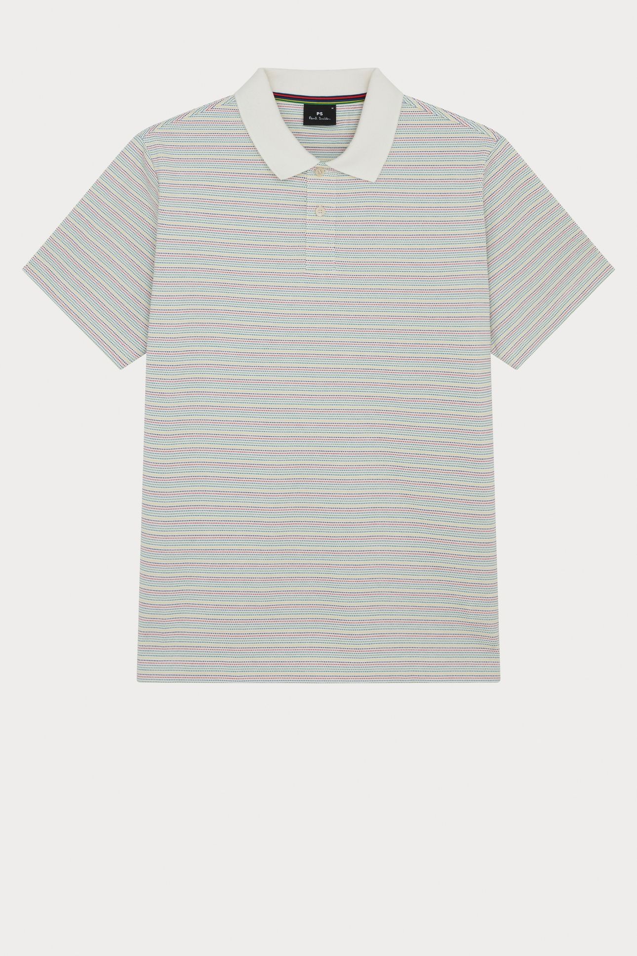 MENS REG FIT SS POLO SHIRT OFF WHITE 3