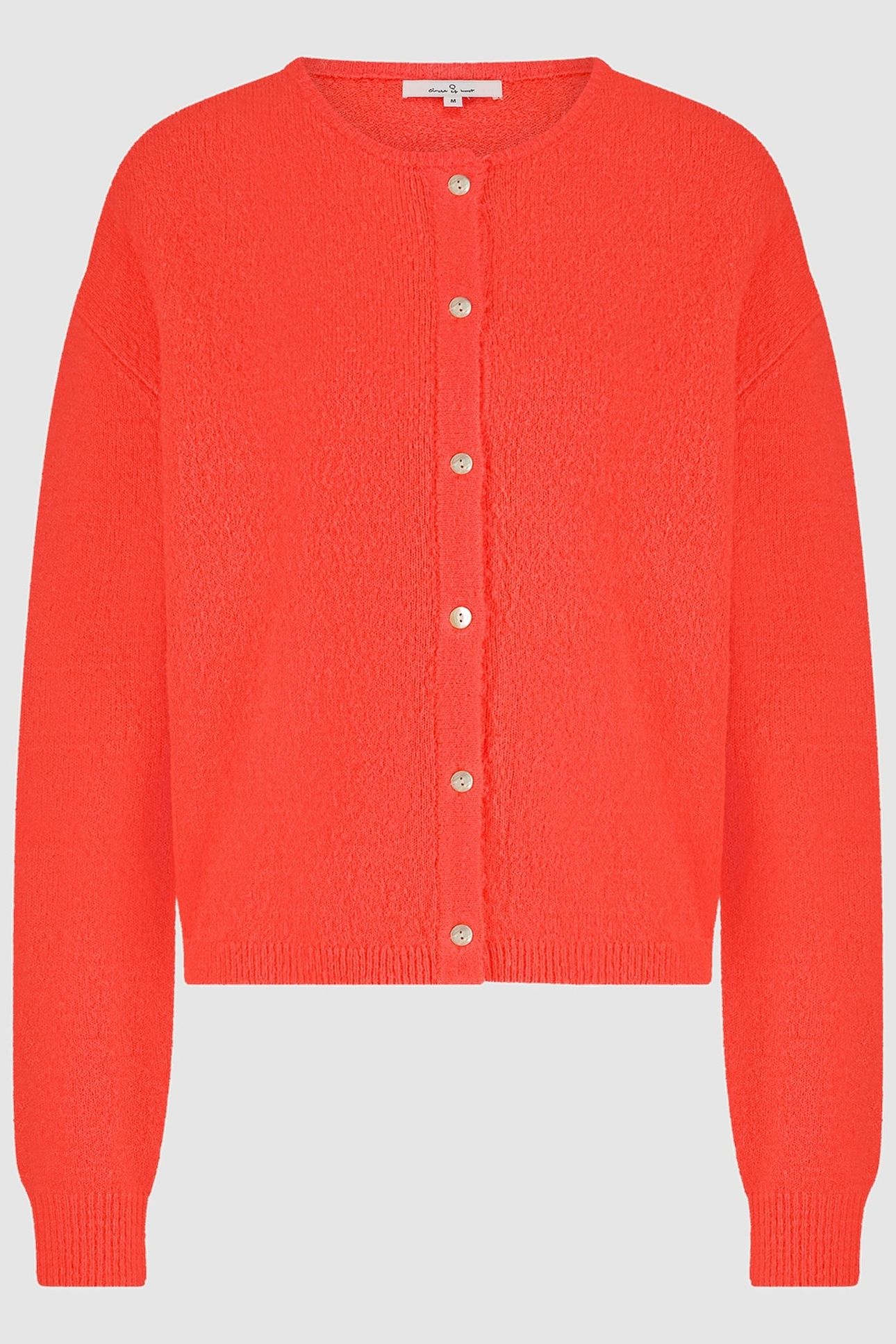 GIRLS BODI CARDIGAN RED FLAME 1