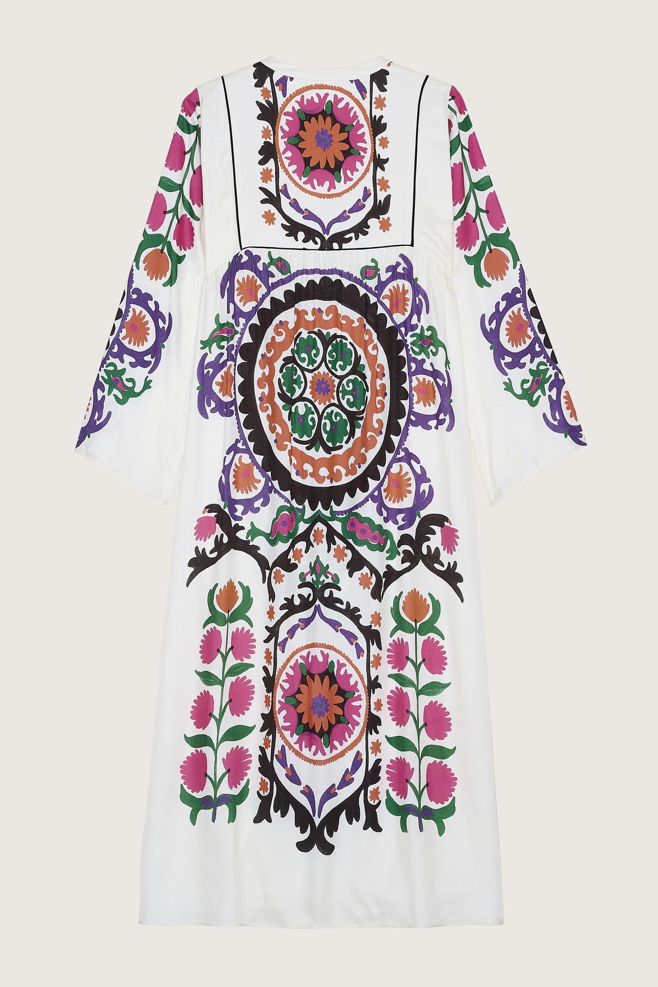 MID-LENGTH DRESS ECRU 4