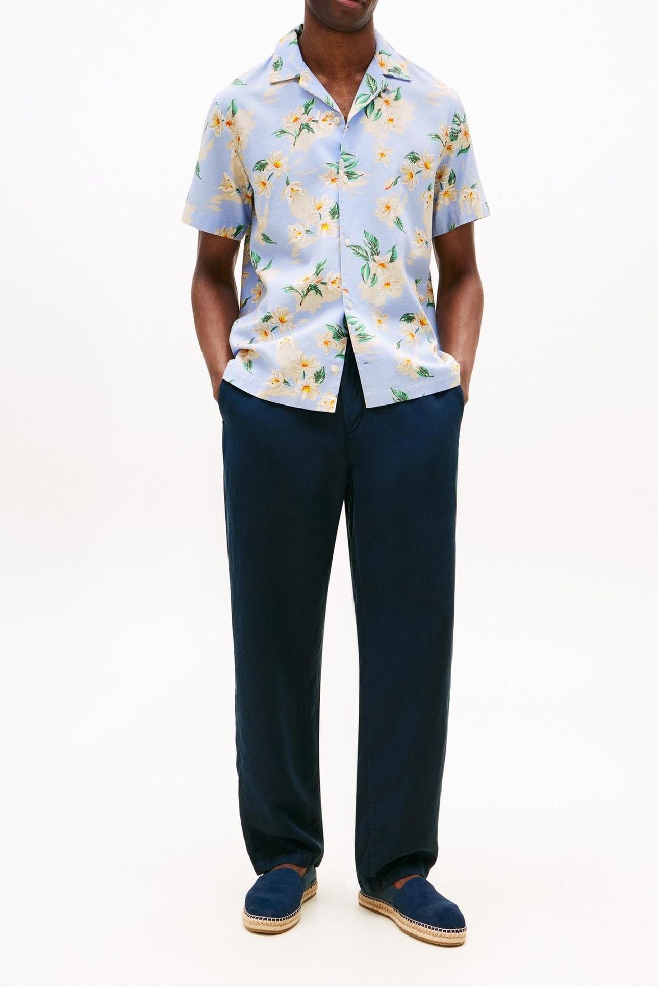 LIGHTWEIGHT FLORAL SWEET BLUE/ALLOVER 2