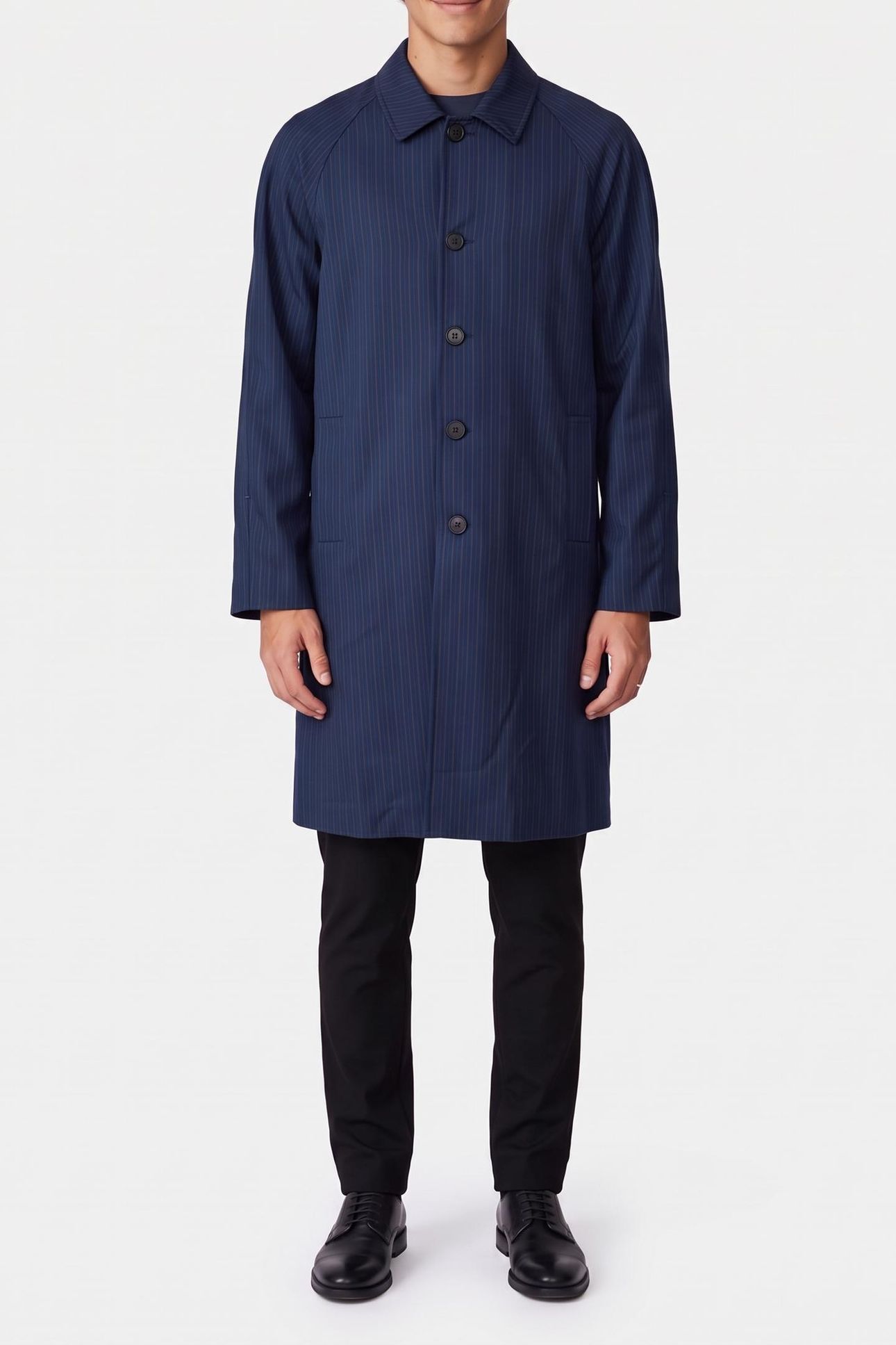 DIGSTONE COAT RAYURES NAVY 3