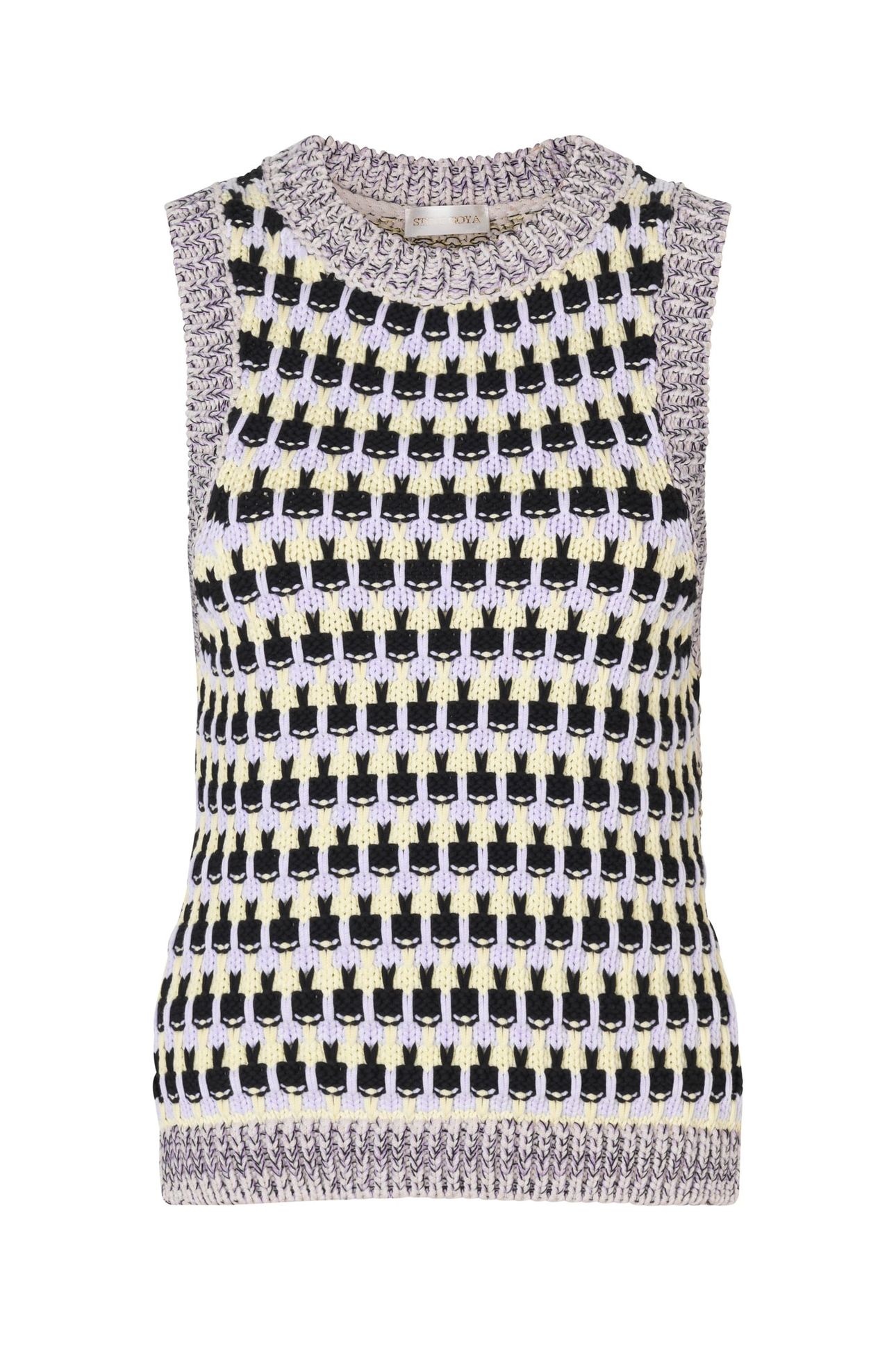 GRETA CHUNKY FUNKY KNIT LILAC GRASS 3