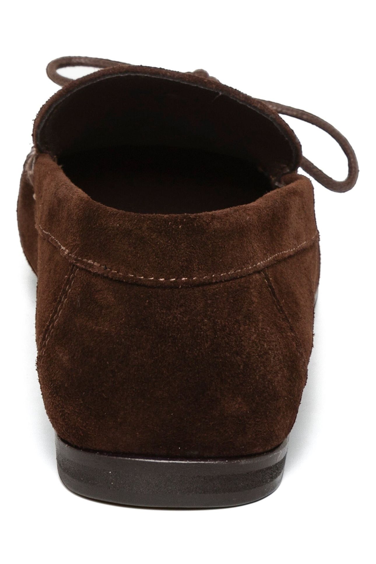 YAIRA FLAT SHOES BROWN SUEDE 4
